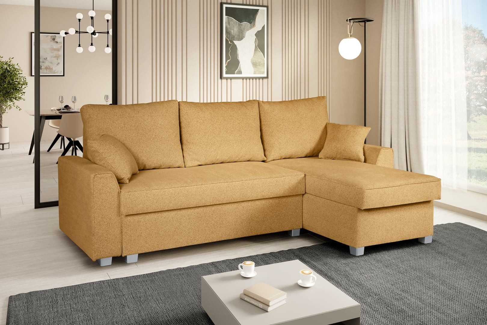 Beautysofa Ecksofa TERAMO, mit Schlaffunktion, mit günstig online kaufen