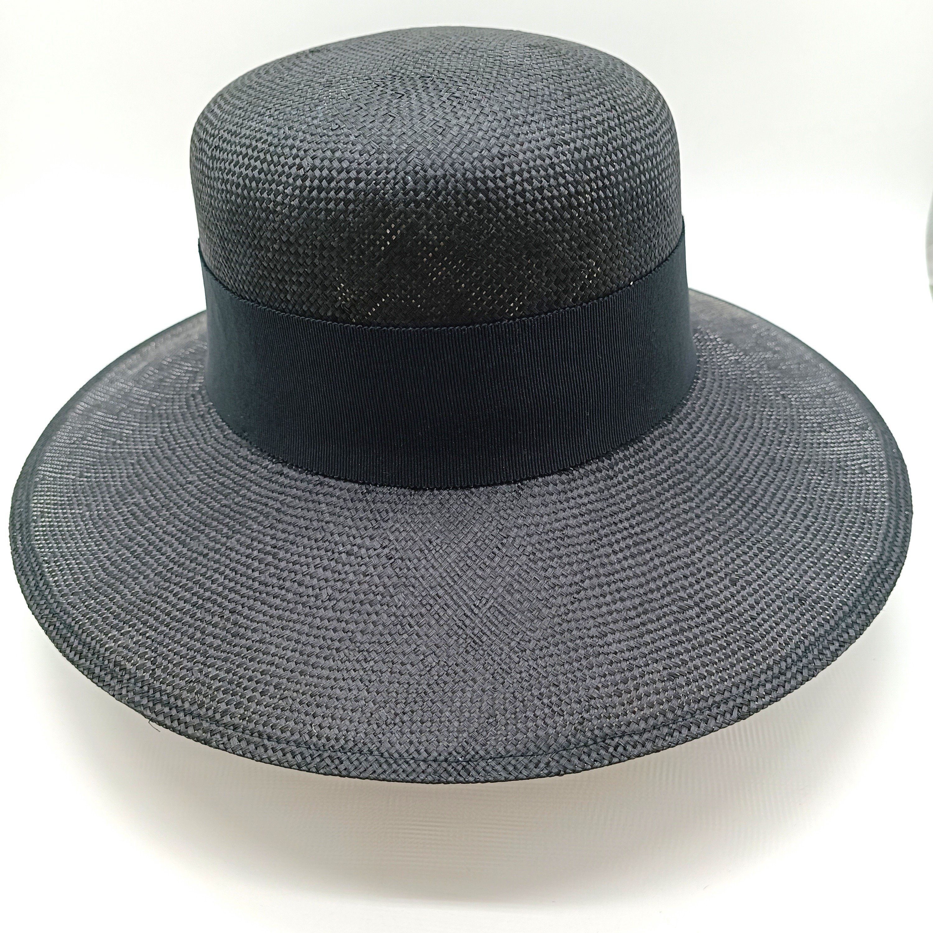 Strohhut Ramie Strohhut black