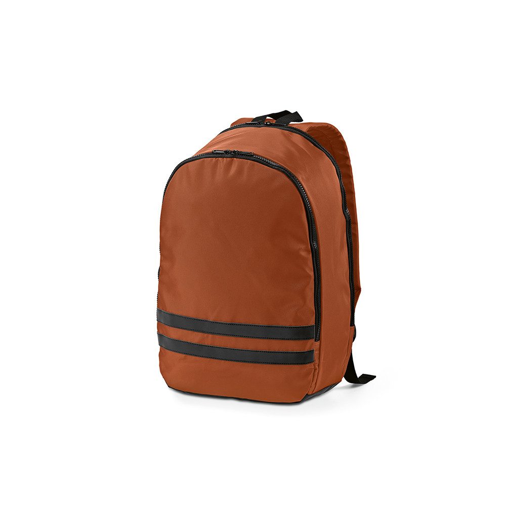 CABBEL Rucksack Rucksack 18L nachhaltig aus rPET recyceltem Polyester, 30x47x15 cm (Rucksack, 1-tlg., Einzelartikel), Braun, recyceltes Polyester, gepolstert, ergonomisch, Schulterriemen