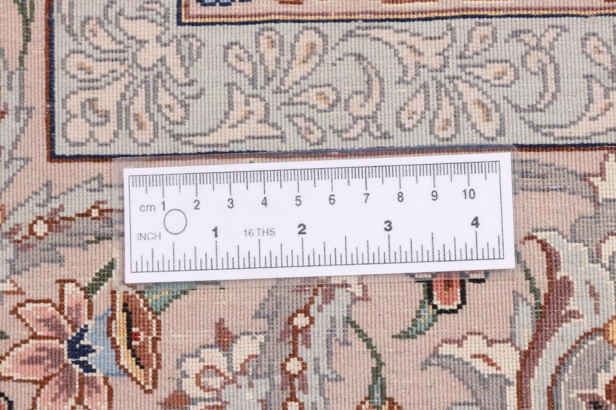 Orientteppich, mm Höhe: Nain Isfahan Seidenkette rechteckig, Trading, 6 Handgeknüpfter Orientteppich 157x233