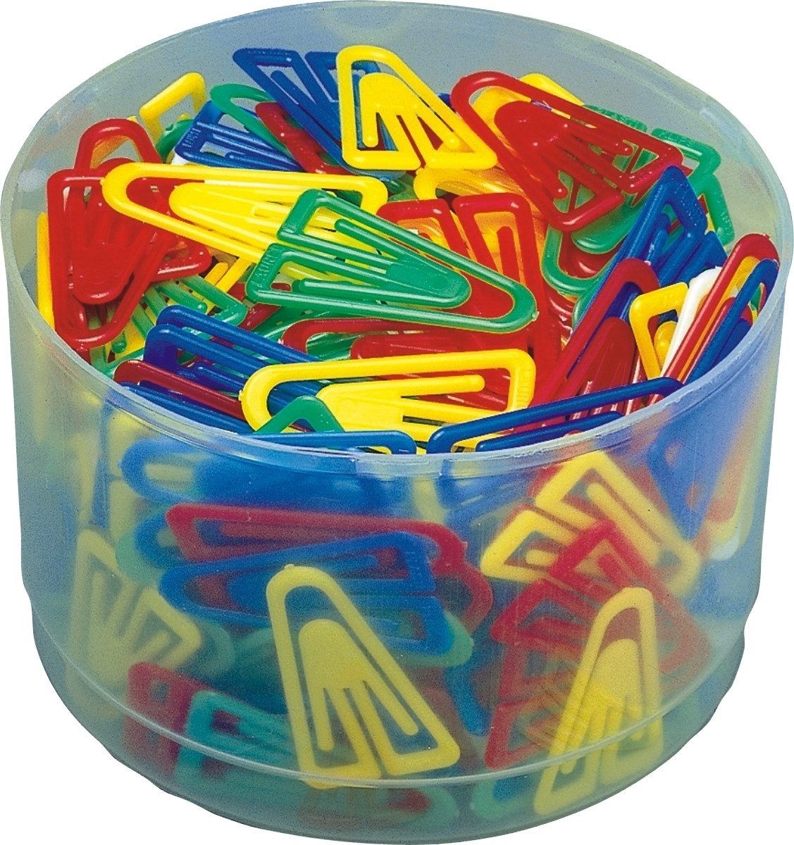 Büroklammer Plastikclips 35mm VE=200 Stück sortiert (10 Stück)