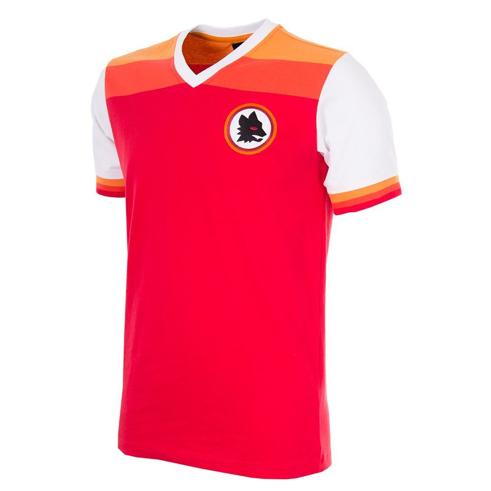 COPA Fußballtrikot Retro Trikot AS Roma 1978/79 Bestick Vereinsemblem