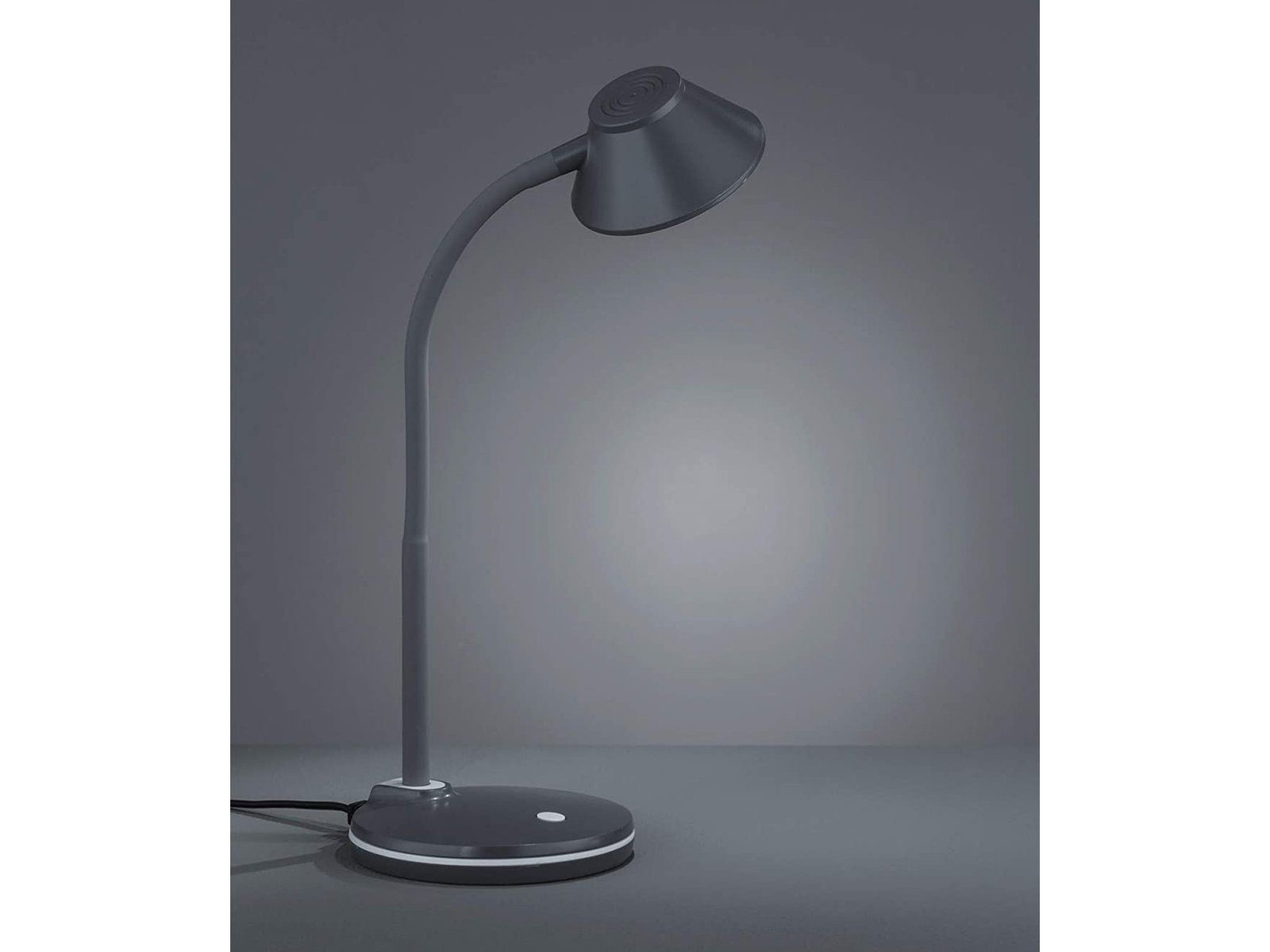 Reality Leuchten LED Schreibtischlampe, LED fest integriert, Warmweiß, 2er Set Arbeitsplatz-leuchte Bürobeleuchtung Leselampe Bett, Höhe 33cm