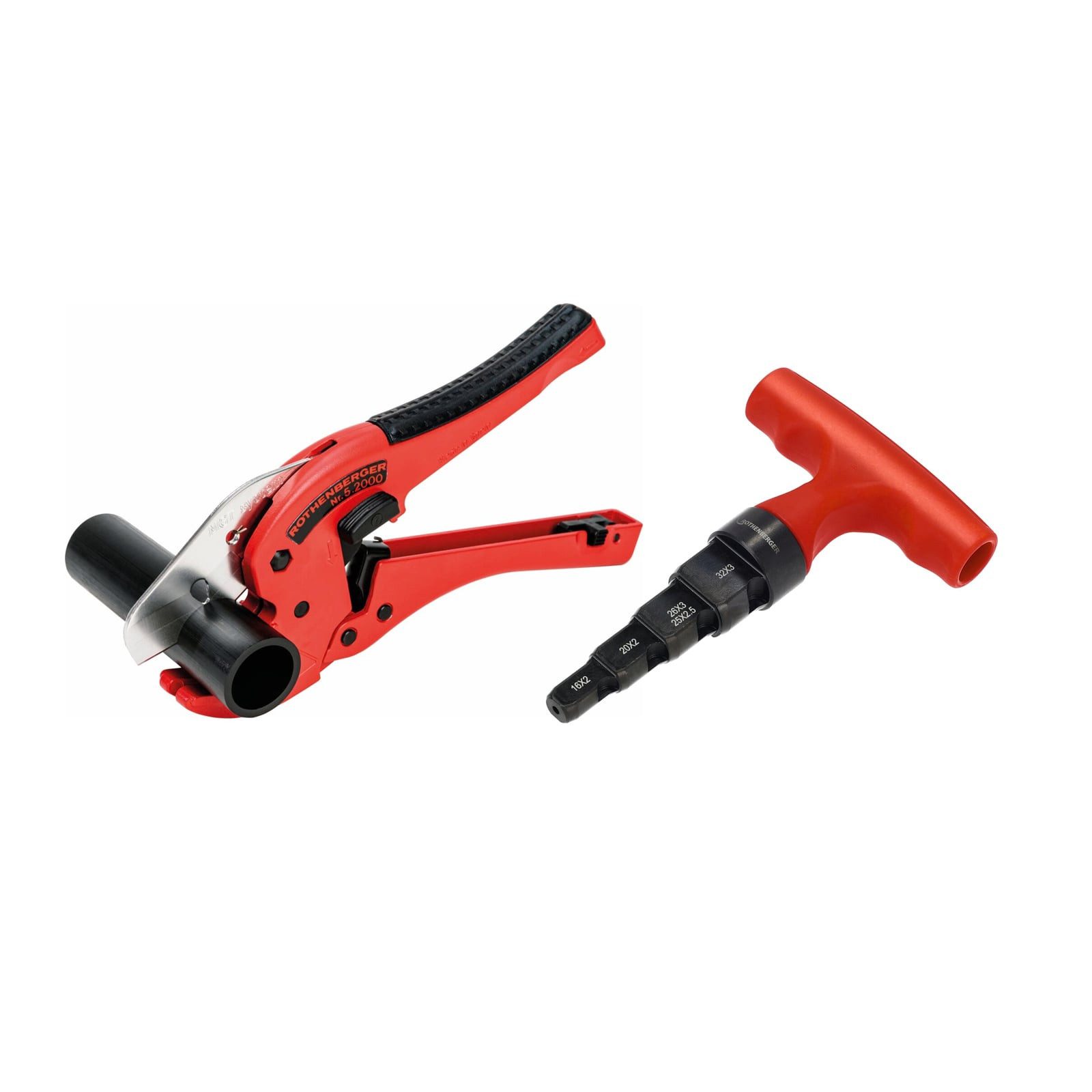 Rothenberger Rohrschneider ROTHENBERGER ROCUT TC 42 0-42 mm, ROCALIBER S 16-32 mm Set - 100000533