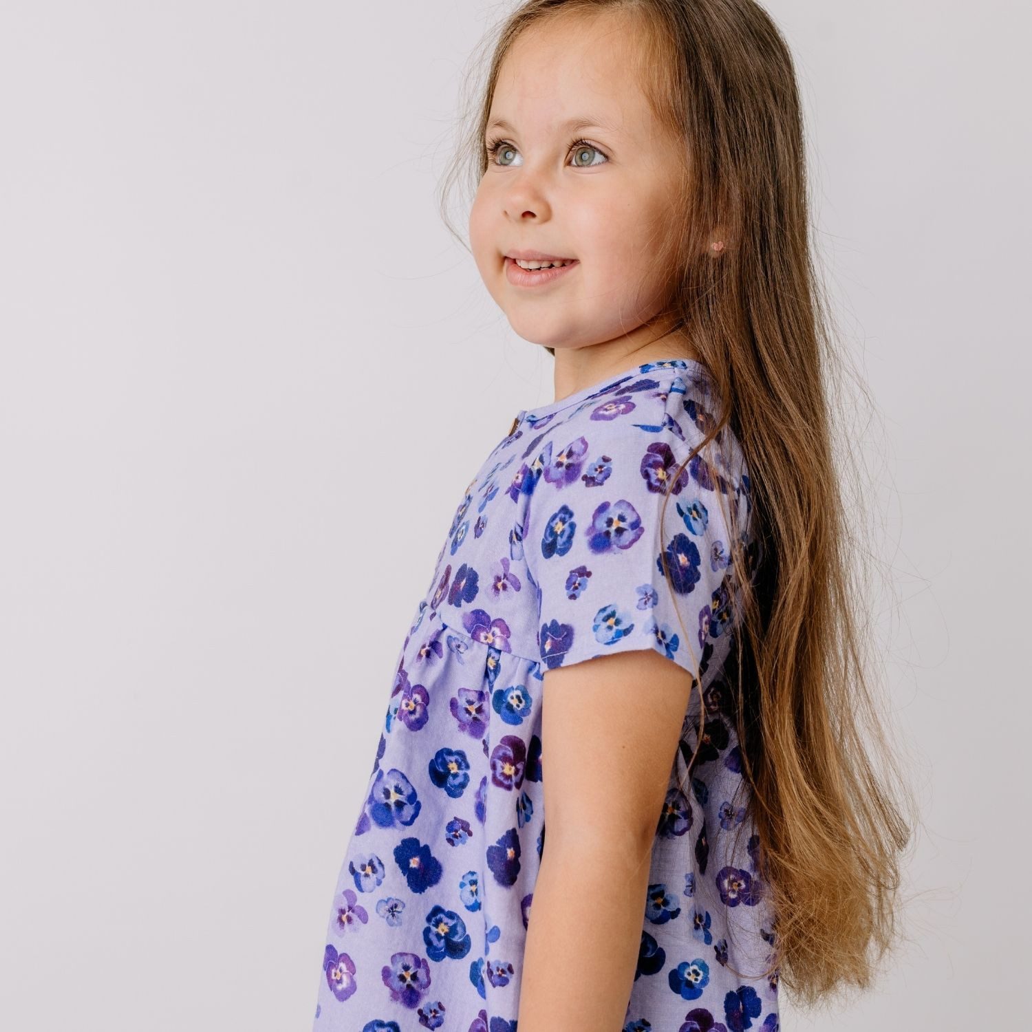 Walkiddy Sommerkleid Walkiddy Veilchen Kinder Bio Baumwolle GOTS Lila - Bio Baumwolle,GOTS, Kinderbekleidung,nachhaltige Klamotten