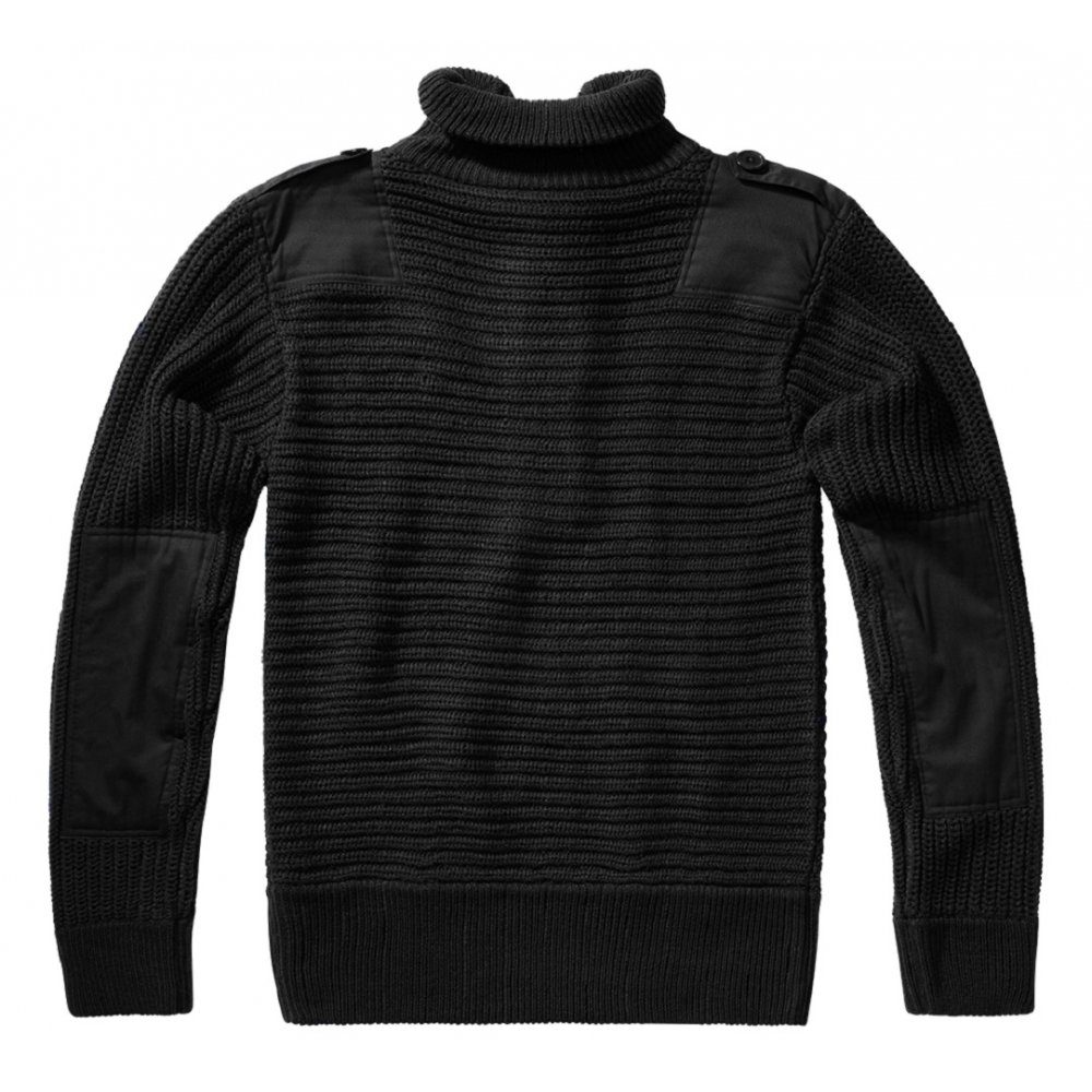 Brandit Strickpullover Alpin Pullover black - günstig online kaufen