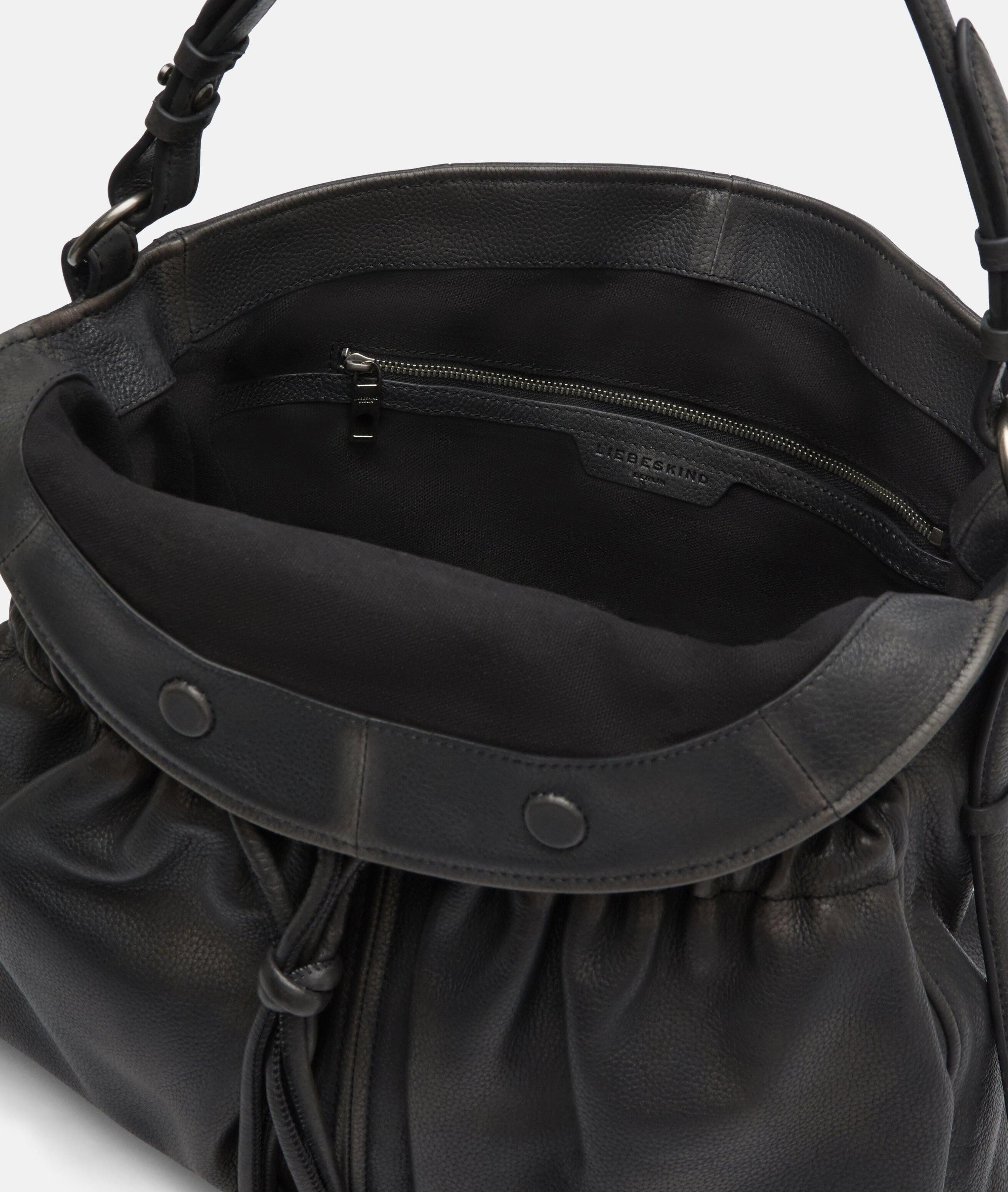 Liebeskind Berlin Schultertasche Elya Hobo M, Geräumige Hobo-Bag mit Vintage-Effekt