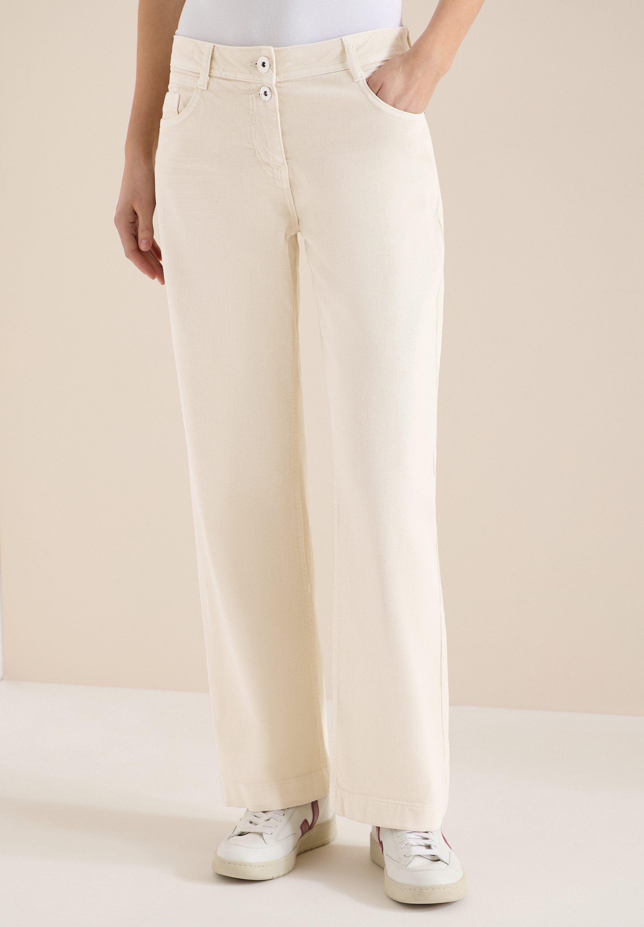 CECIL Loose-fit-Jeans mit Wide Legs