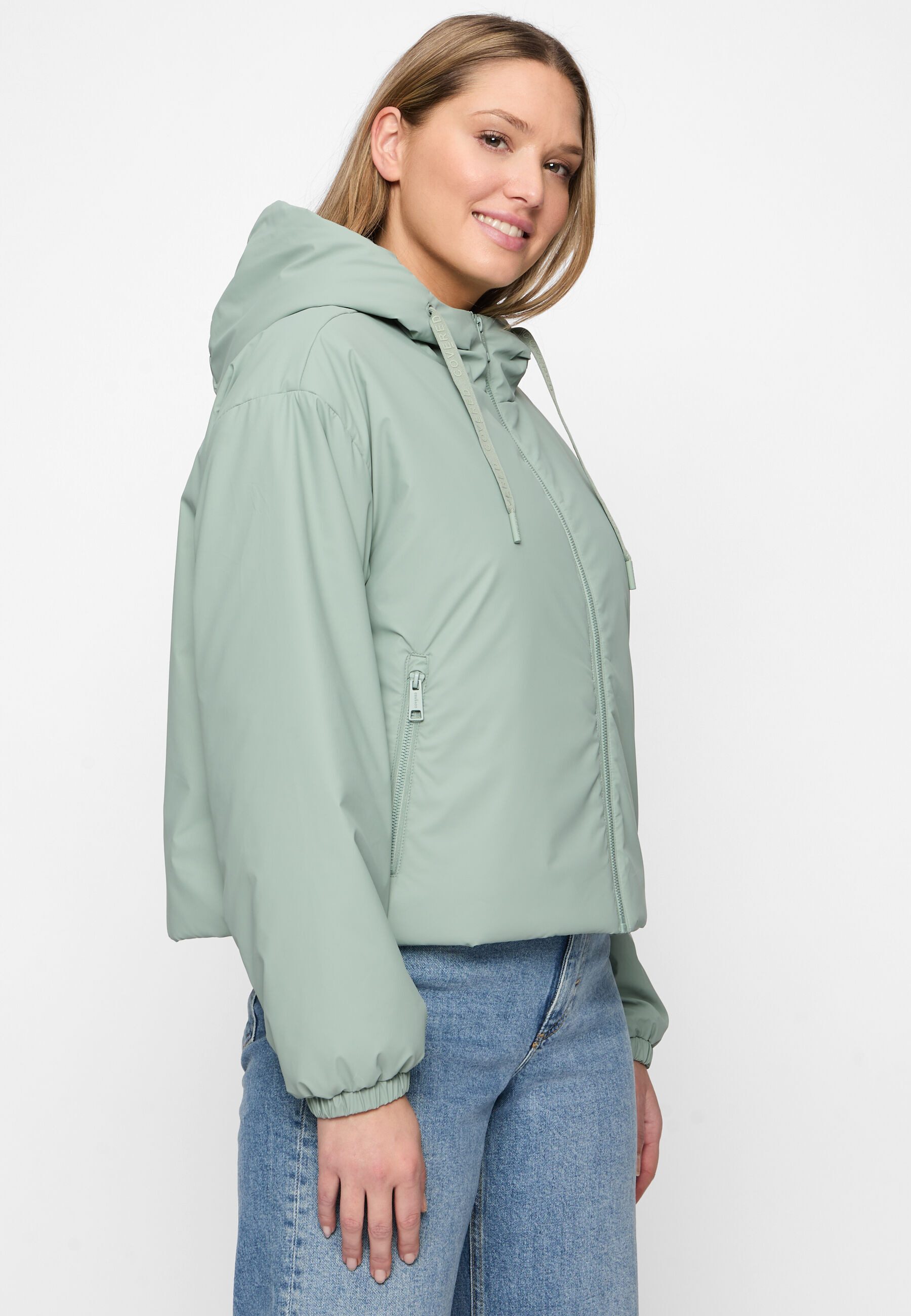 New View Funktionsjacke Pam (1-St) Kapuze weitenregulierbar