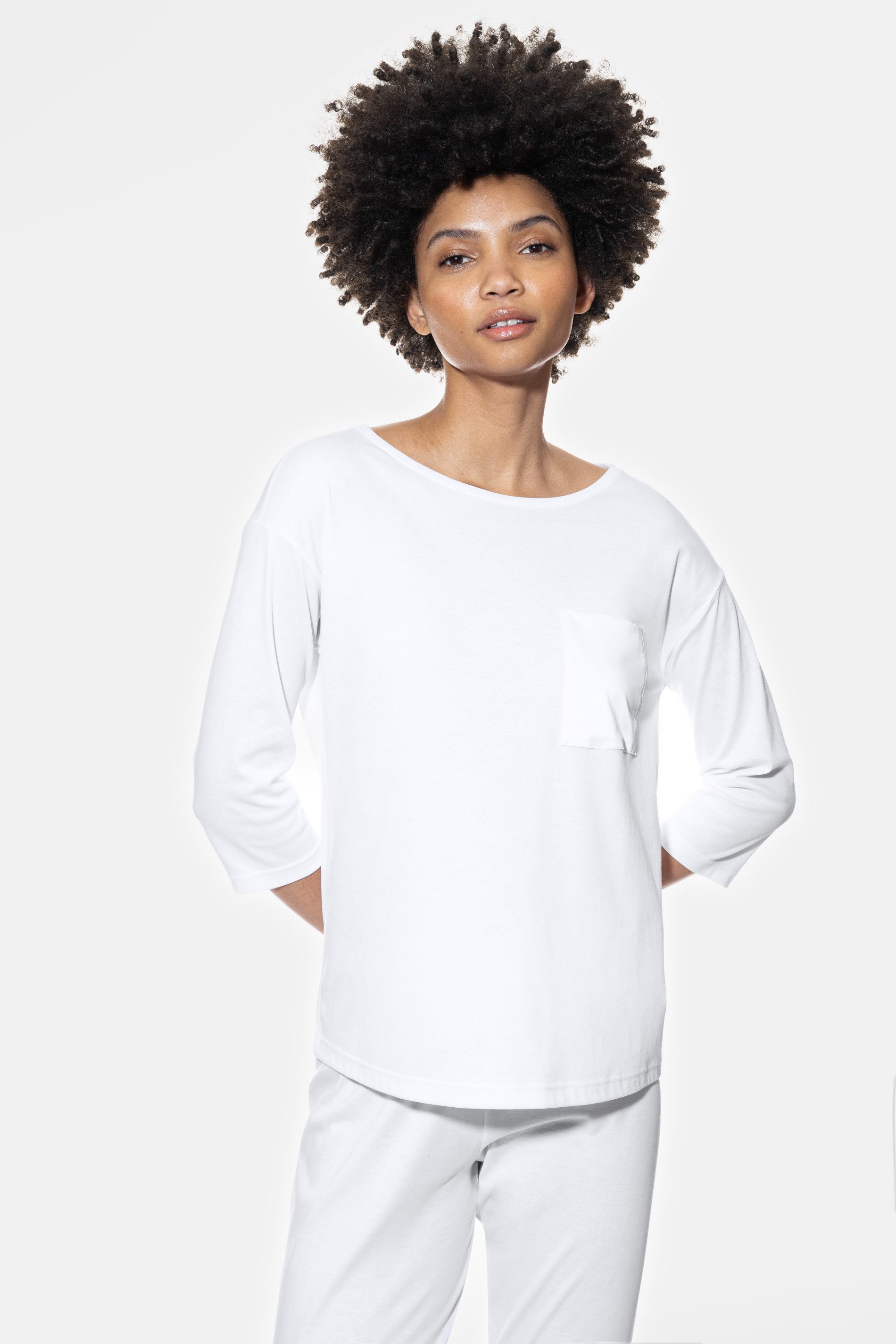 Mey Pyjamaoberteil Mey Damen Shirt Serie Sleepsation uni (1-tlg)