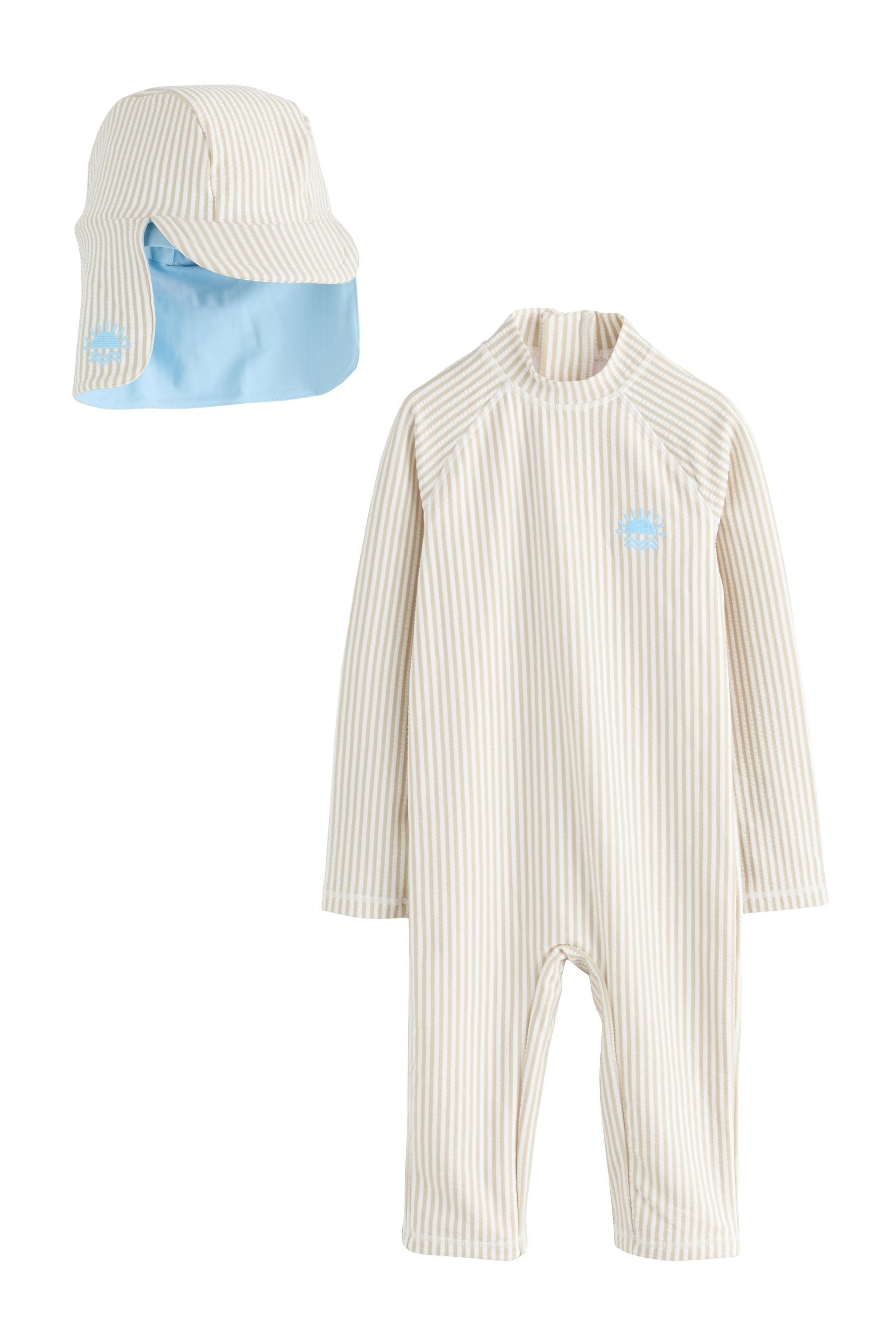 Next Badeanzug Sonnenschutz-Badeanzug und Mütze, Set günstig online kaufen