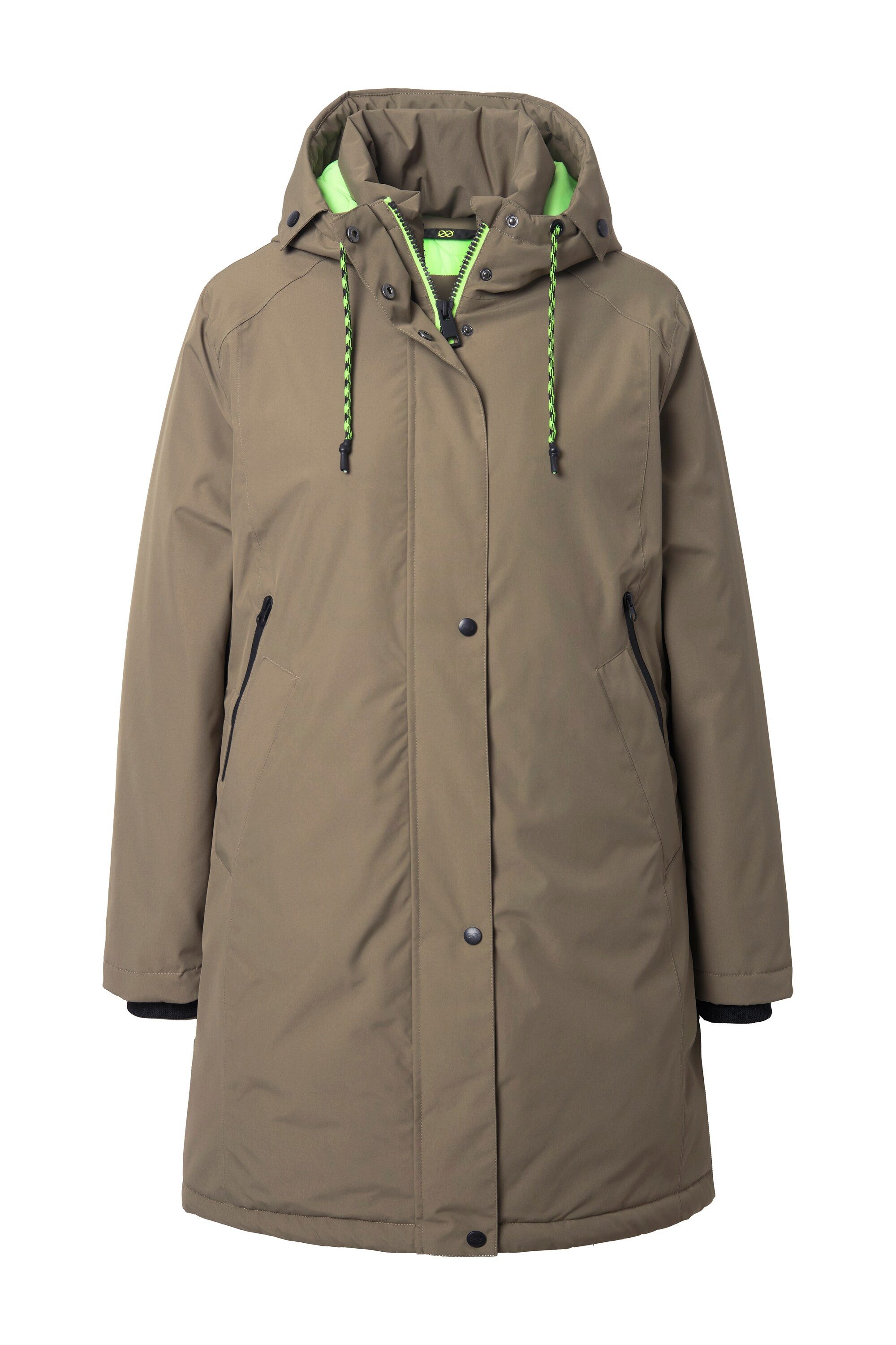 Laurasøn Wintermantel Funktionsmantel Kapuze 2-Wege-Zipper günstig online kaufen
