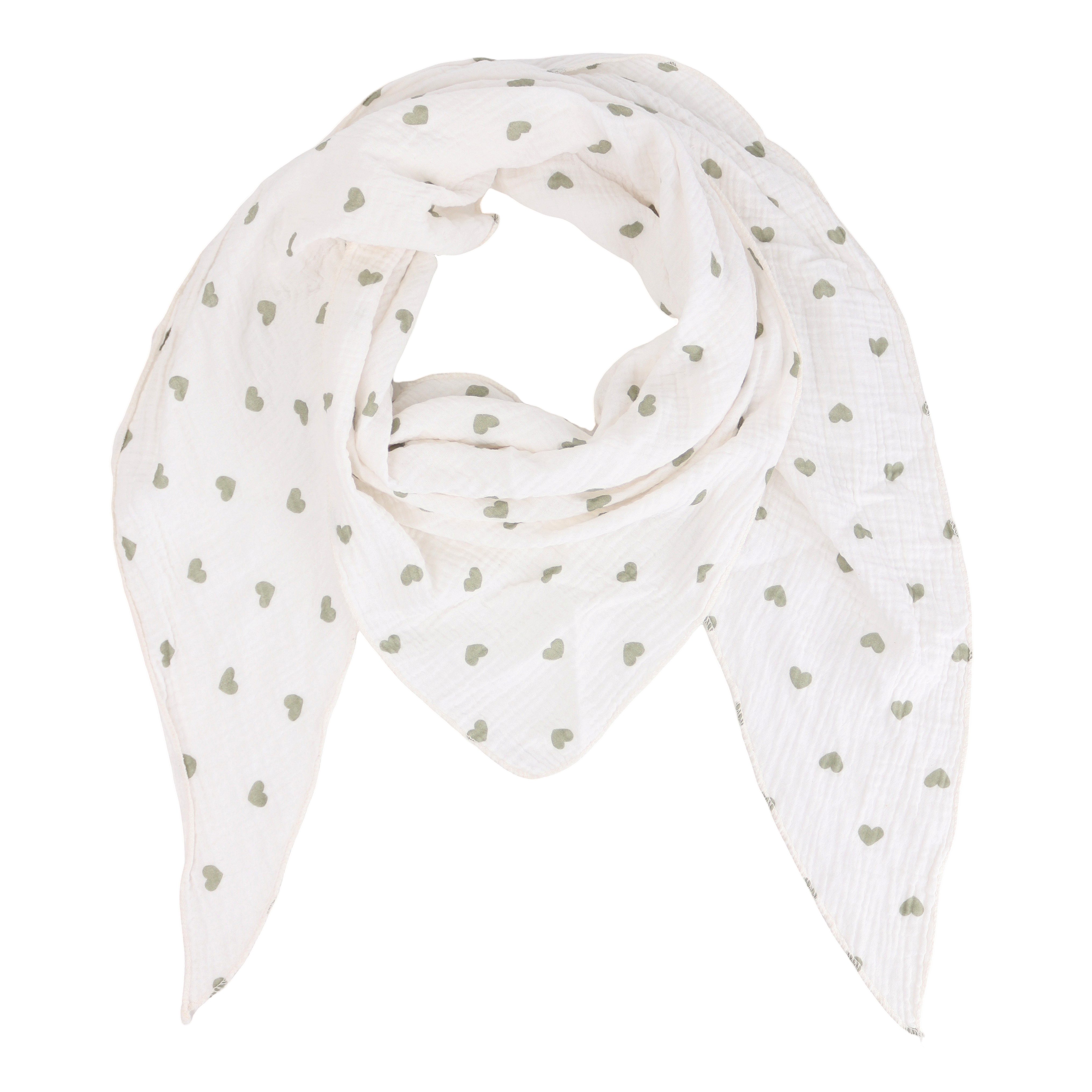 MIRROSI Dreieckstuch Aus Musellin Dreiecksschal ca.195x80 günstig online kaufen