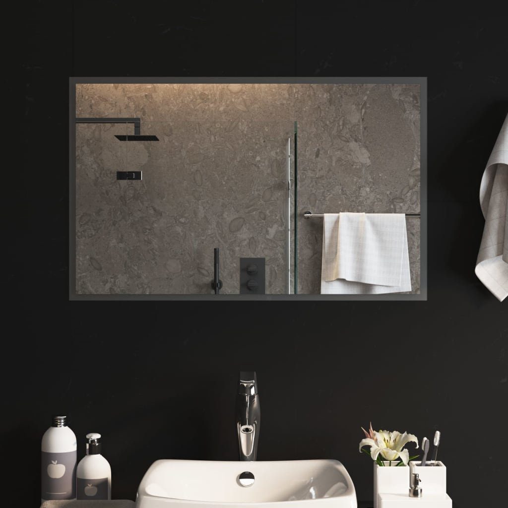 furnicato Wandspiegel LED-Badspiegel 50x80 cm