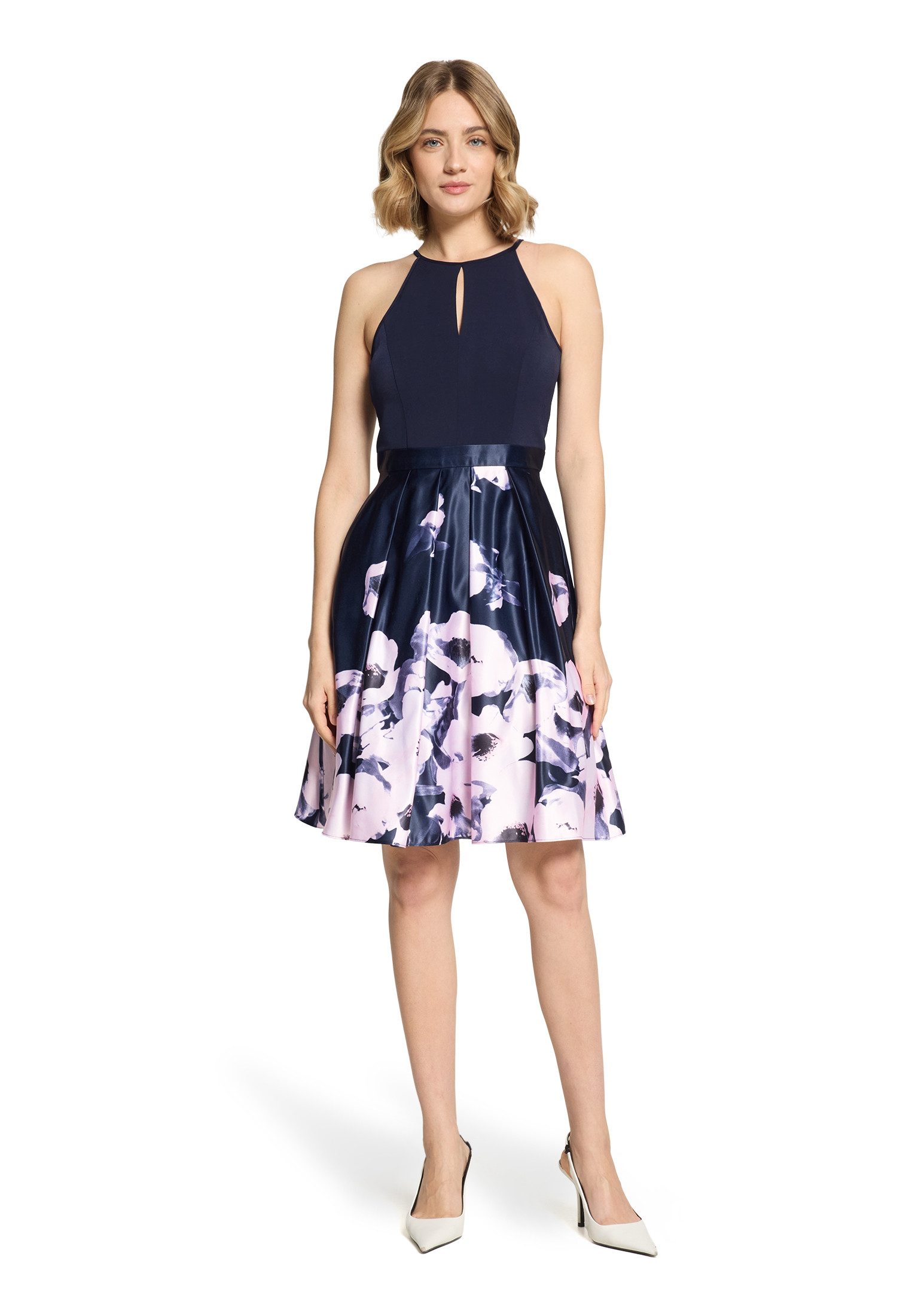 Vera Mont Cocktailkleid Damen mit Blumenprint Druck günstig online kaufen