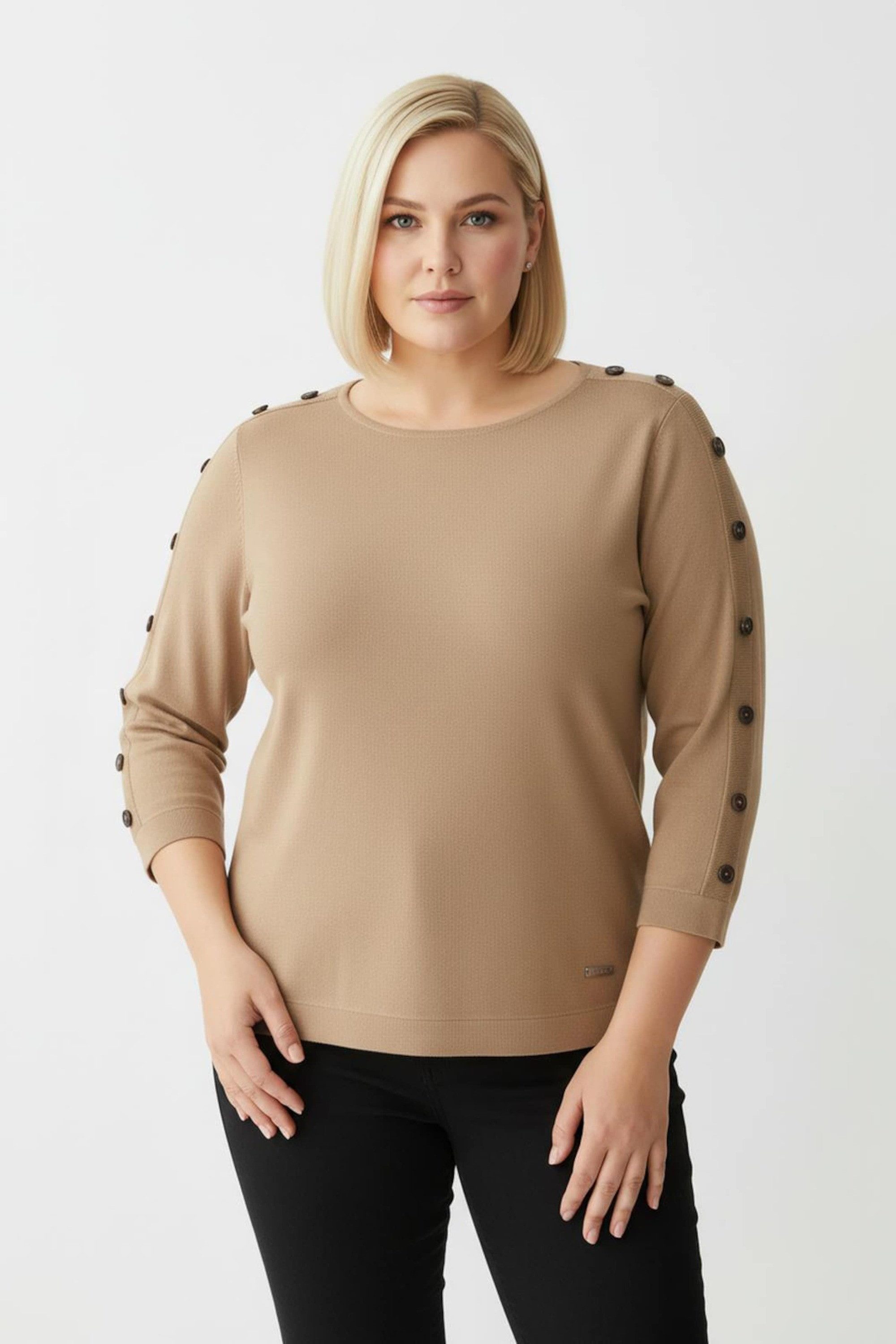 Witt Strickpullover 3/4-Arm-Pullover 3/4-Arm Jersey