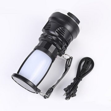 Rutaqian Gartenleuchte Camping Licht Solar Strahler Zeltlampe Superhelle Wandern Taschenlampe, LED fest integriert, Tageslichtweiß