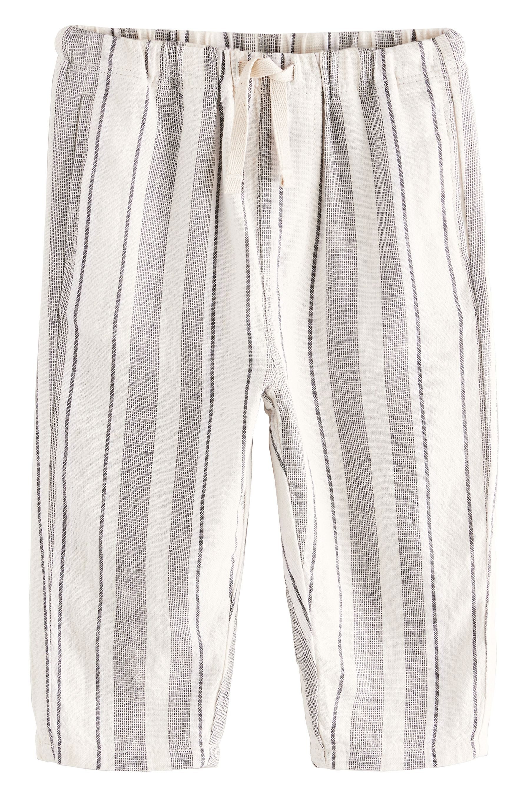 Next Palazzohose Hose Leinengemisch mit weitem günstig online kaufen