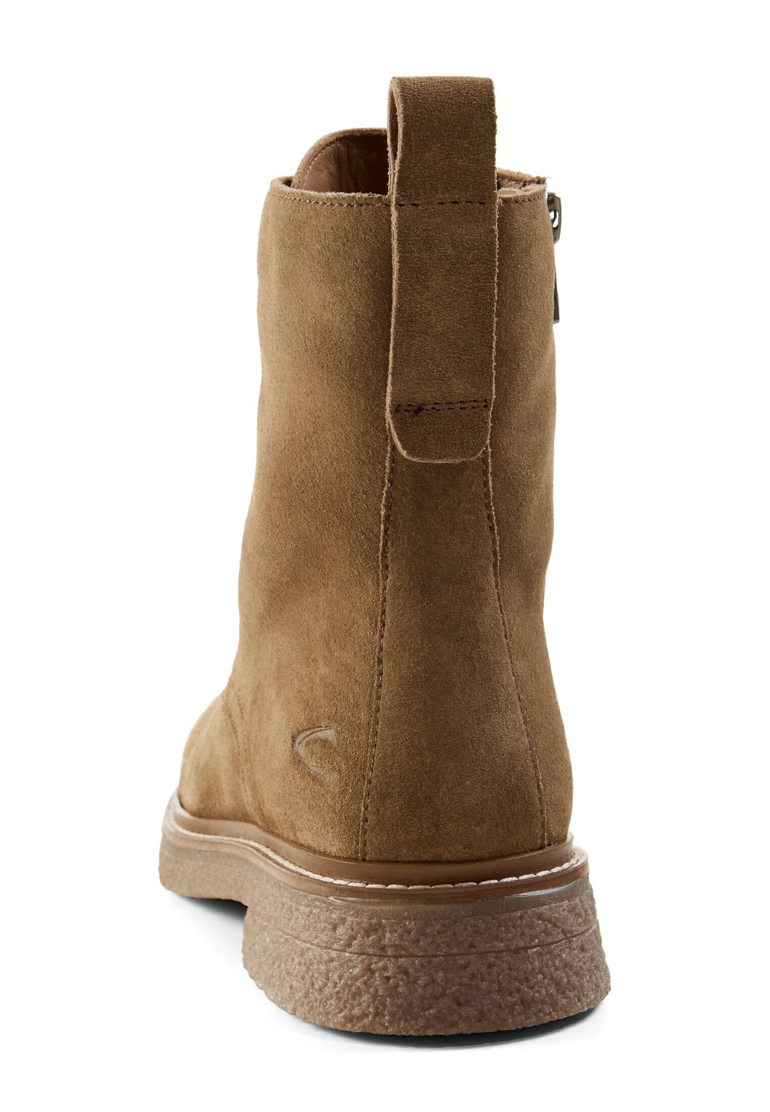 camel active aus echtem Leder Schnürstiefelette