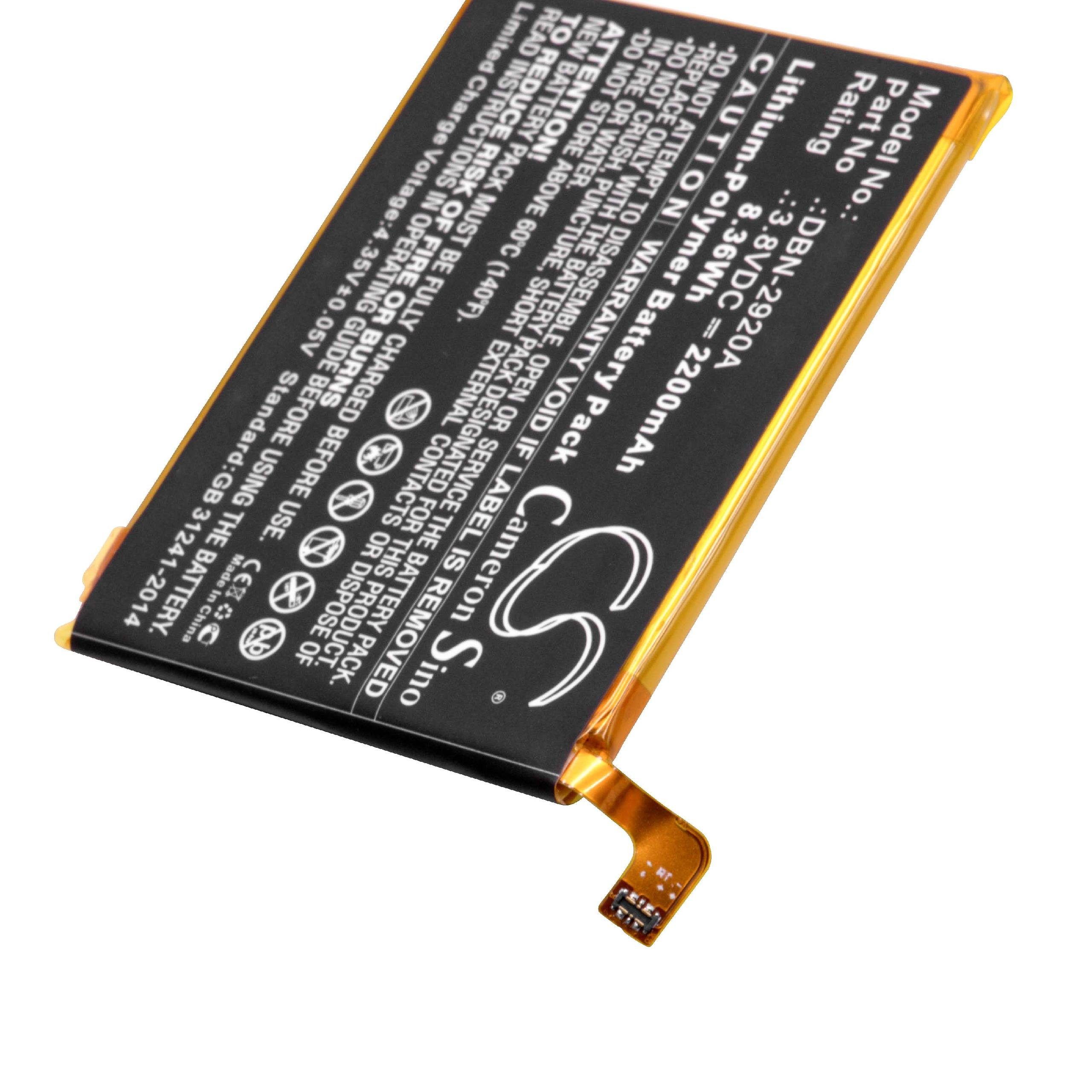 vhbw kompatibel mit Doro 8042, 8040, DSB-0090 Smartphone-Akku Li-Polymer 2200 mAh (3,8 V)