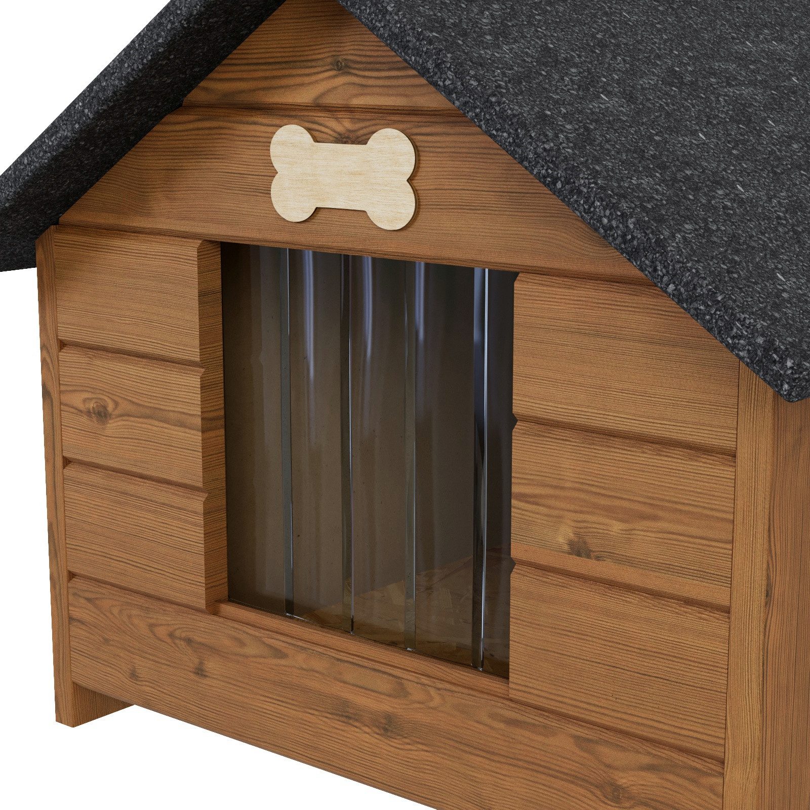 QLS Tierhaus VORHANG, zum Katzenhaus outdoor XXL Kunststoff Wetterbeständig günstig online kaufen