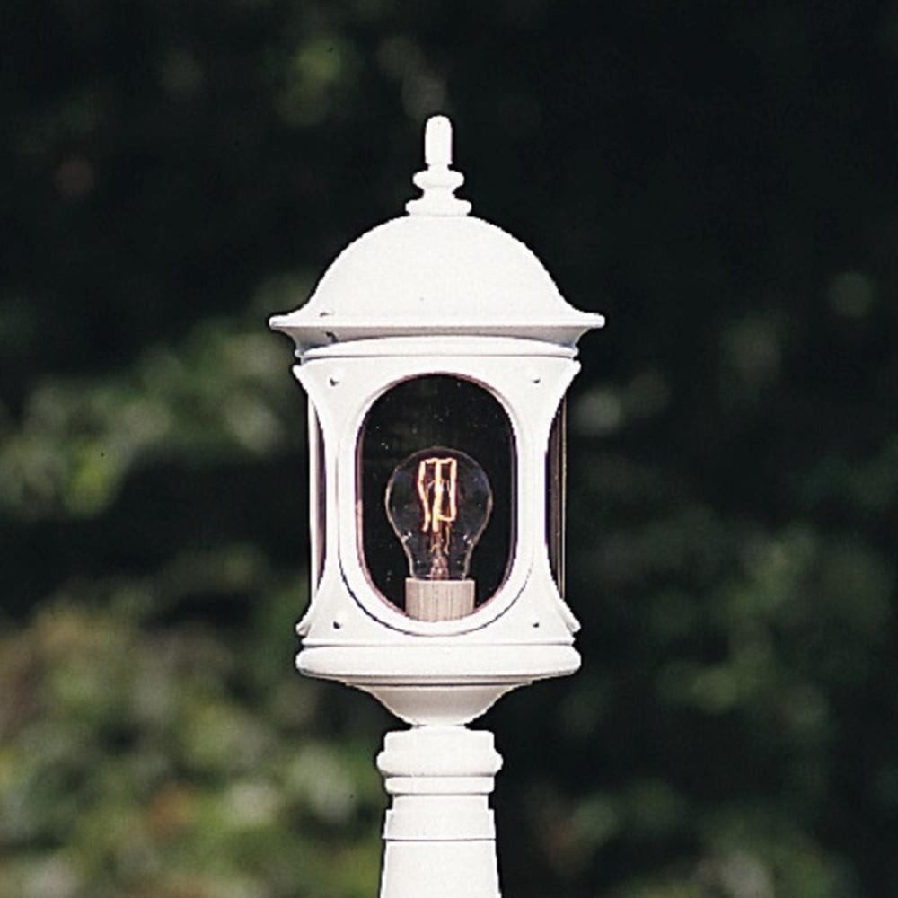 KONSTSMIDE Gartenleuchte 608-250 Alu Leuchtenkopf, weiss mit Acrylglas RIEGEL Konstsmide