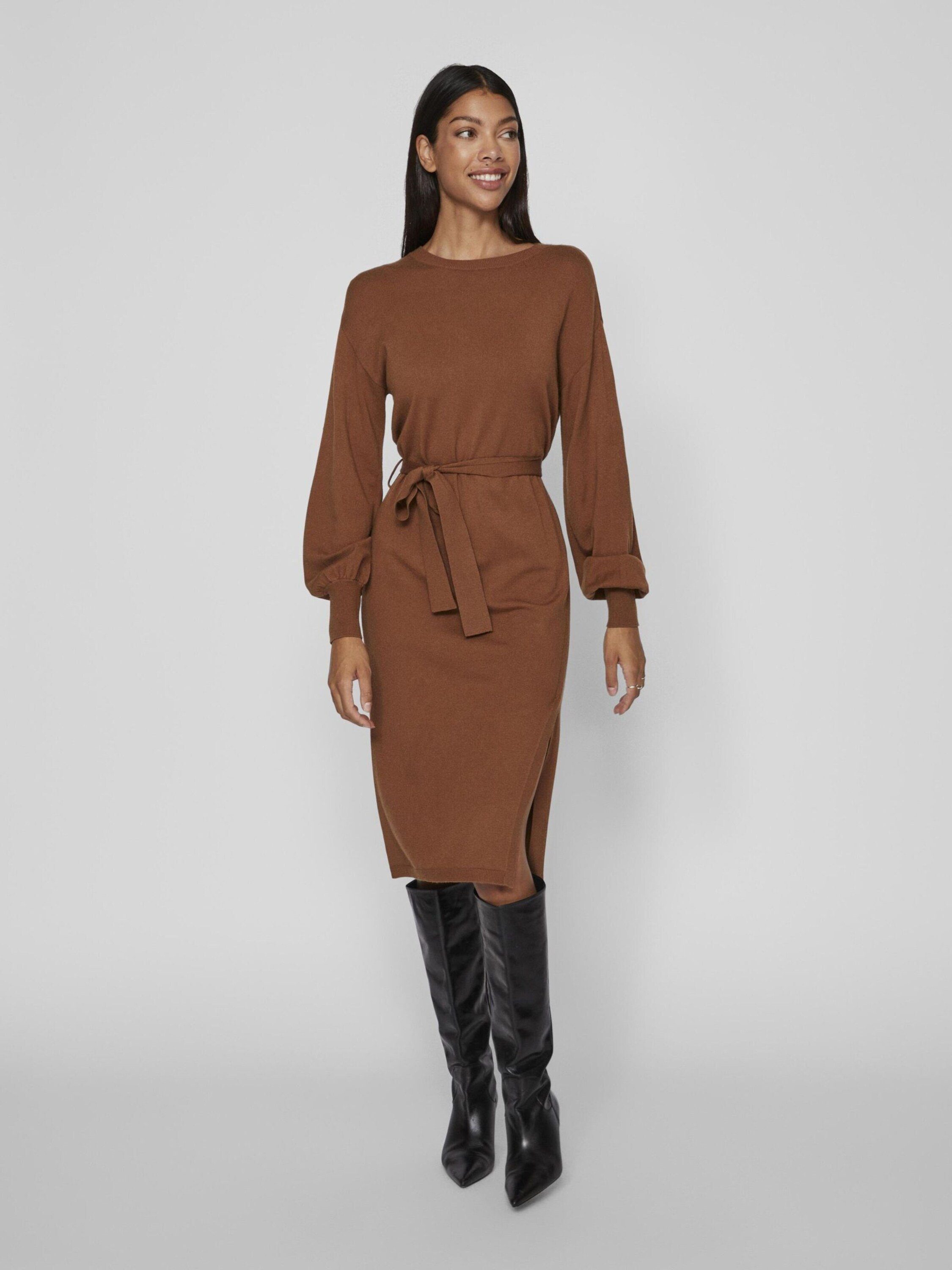 Vila Strickkleid VIRicky (1-tlg) Plain/ohne Details