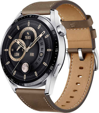 Huawei WATCH GT 3 46 mm Smartwatch (3,63 cm/1,43 Zoll, Huawei Lite OS), 1-tlg., 3 Jahre Herstellergarantie