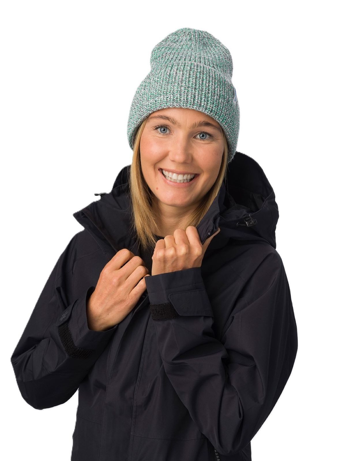 Eisbär Beanie Wintermütze (Beanie, Merinomix) Swell mintgrün meliert - 1 Stück