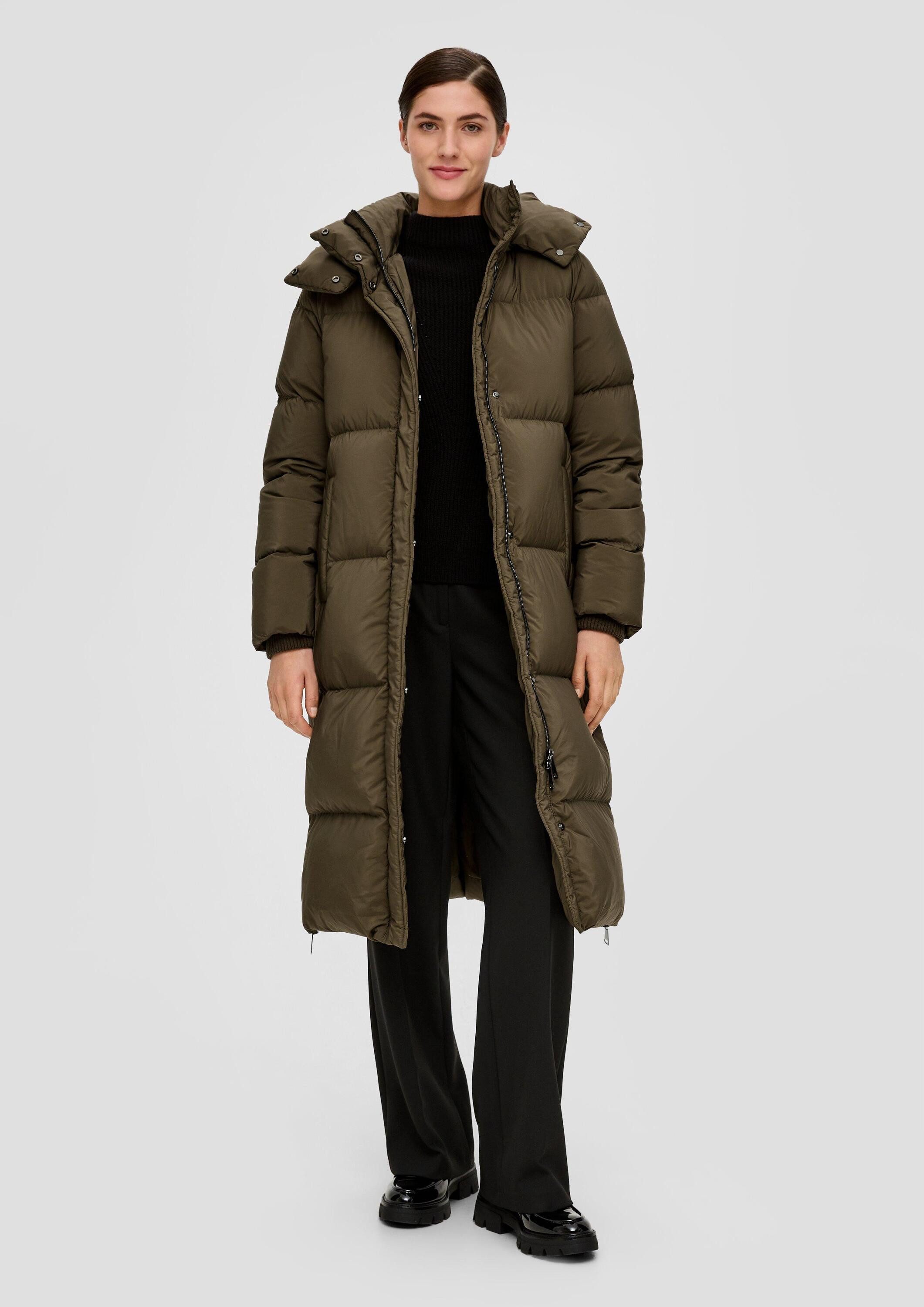 s.Oliver Wintermantel Outdoor-Mantel Daunenmantel mit Steppung