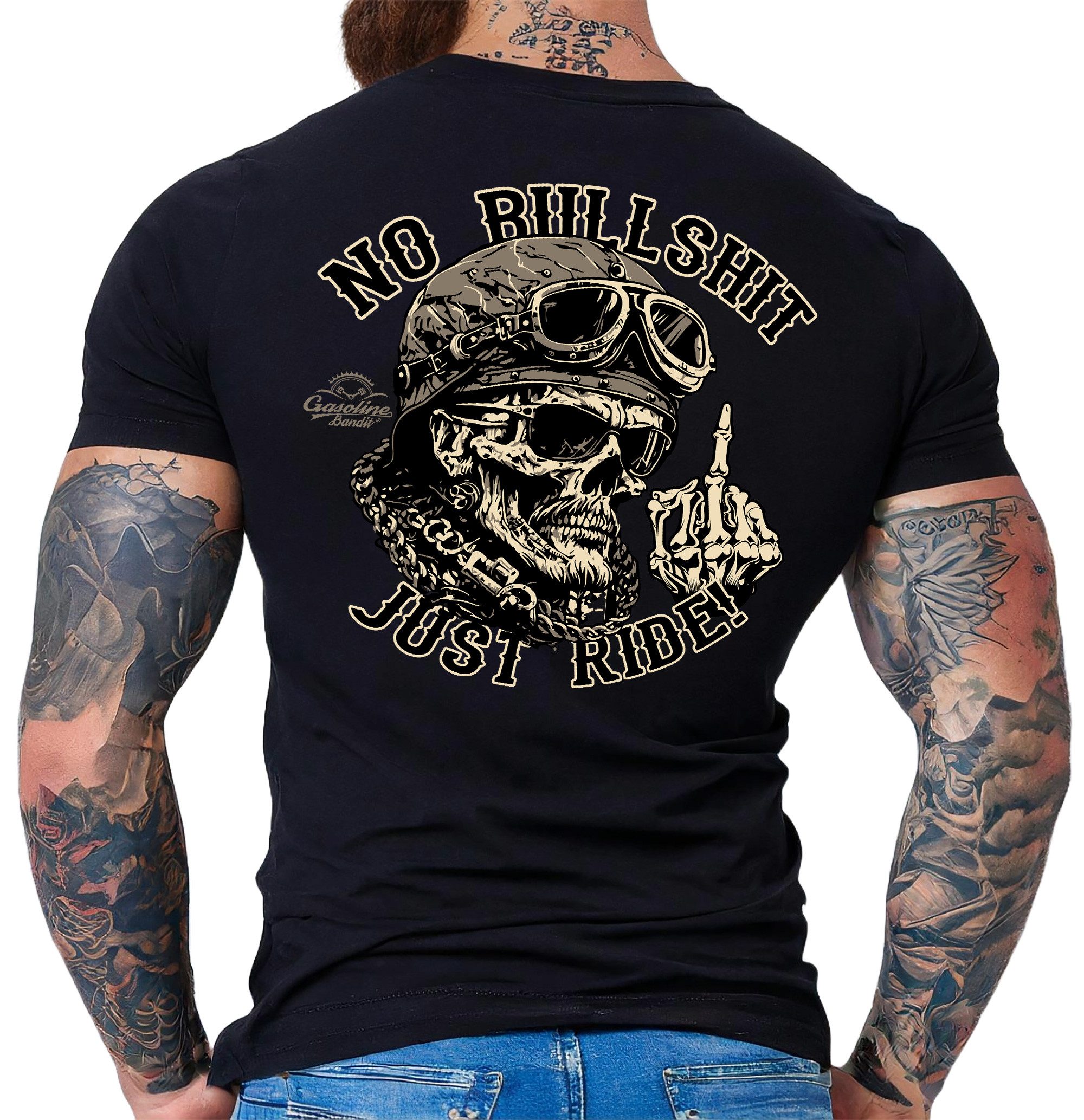 GASOLINE BANDIT® T-Shirt für Biker Racer günstig online kaufen