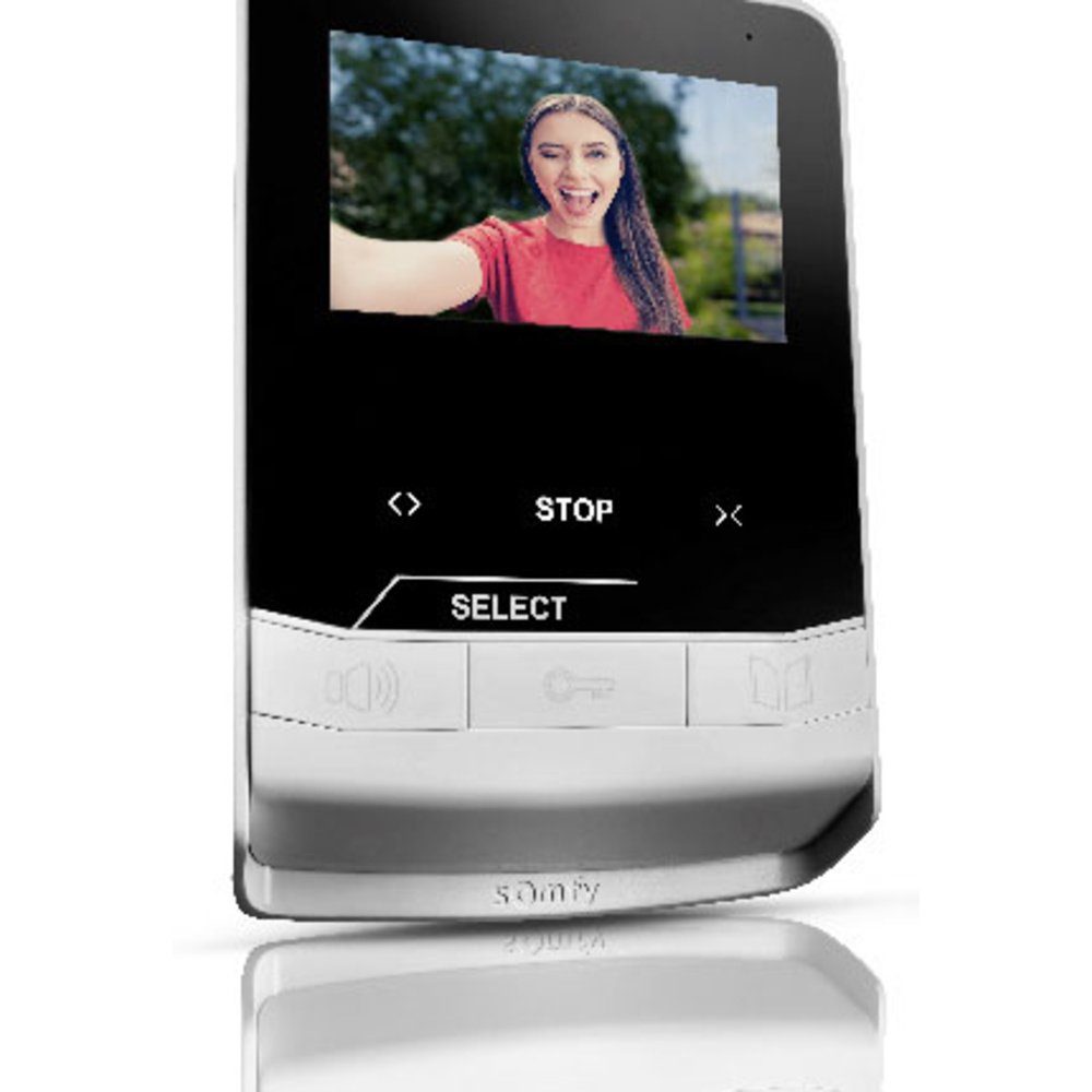Somfy Gegensprechanlage Somfy V100+ Video-Türsprechanlage Inneneinheit