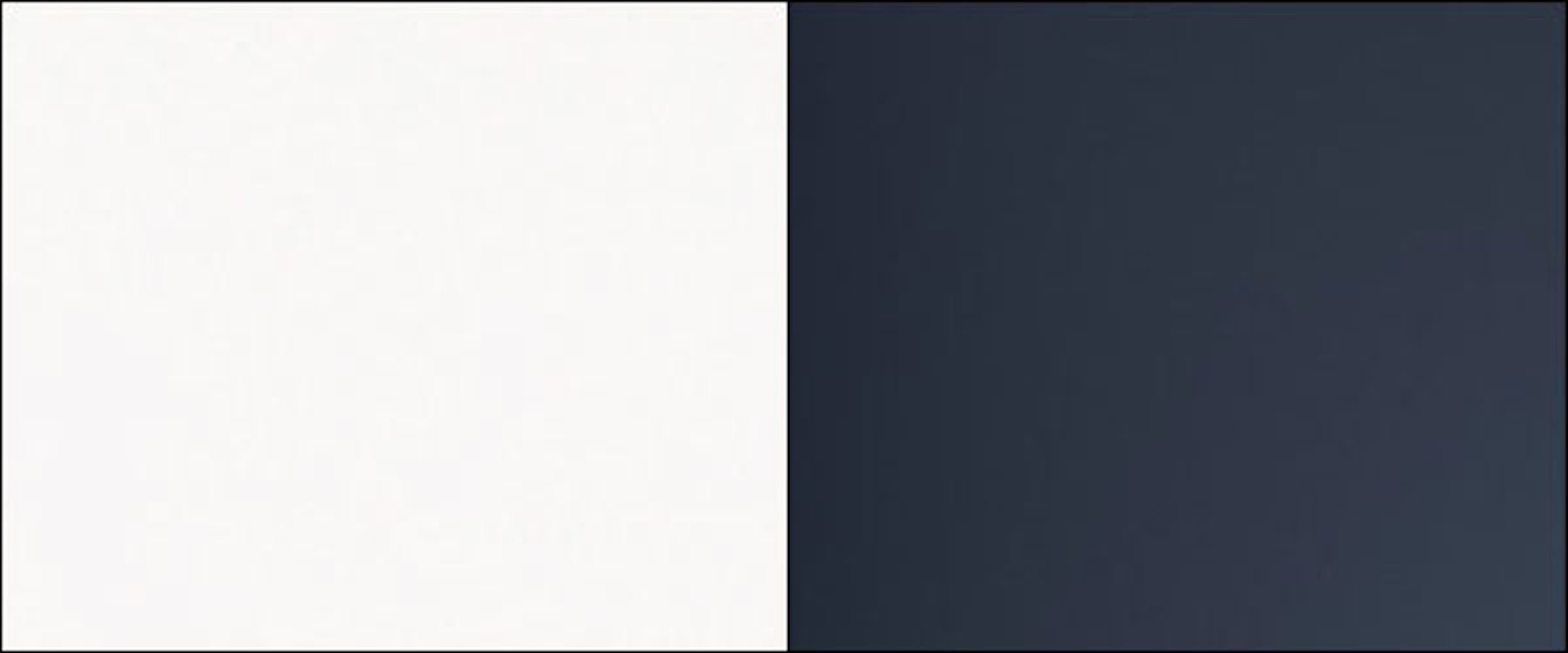 Feldmann-Wohnen Faltlifthängeschrank Bonn matt Korpusfarbe und (Bonn, Front- wählbar 80cm Küchenhängeschrank) Hochfaltklappe mit marineblau