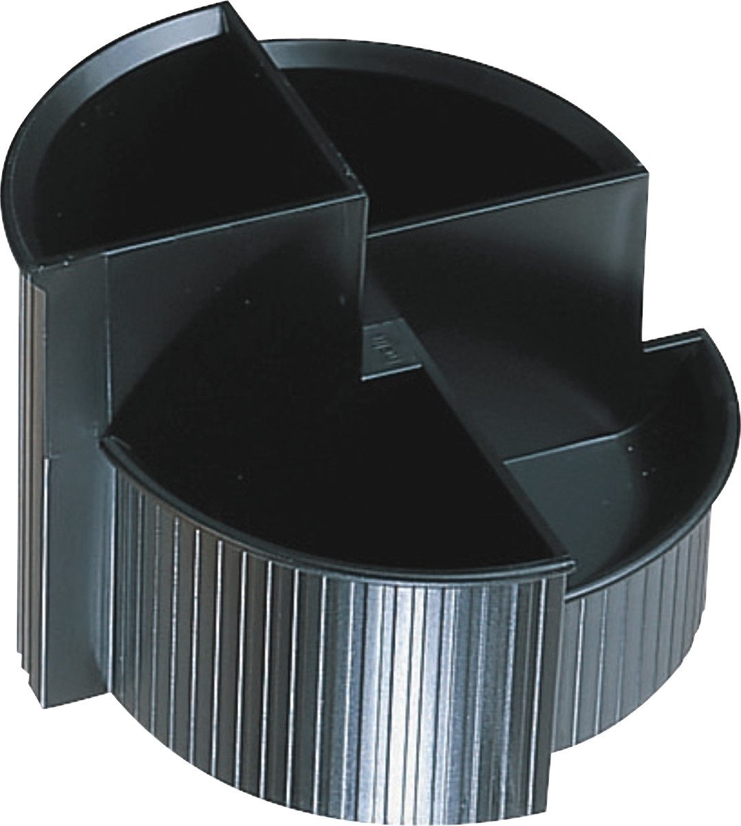 HELIT Tischaufsatz Stifteköcher Serie Linear schwarz