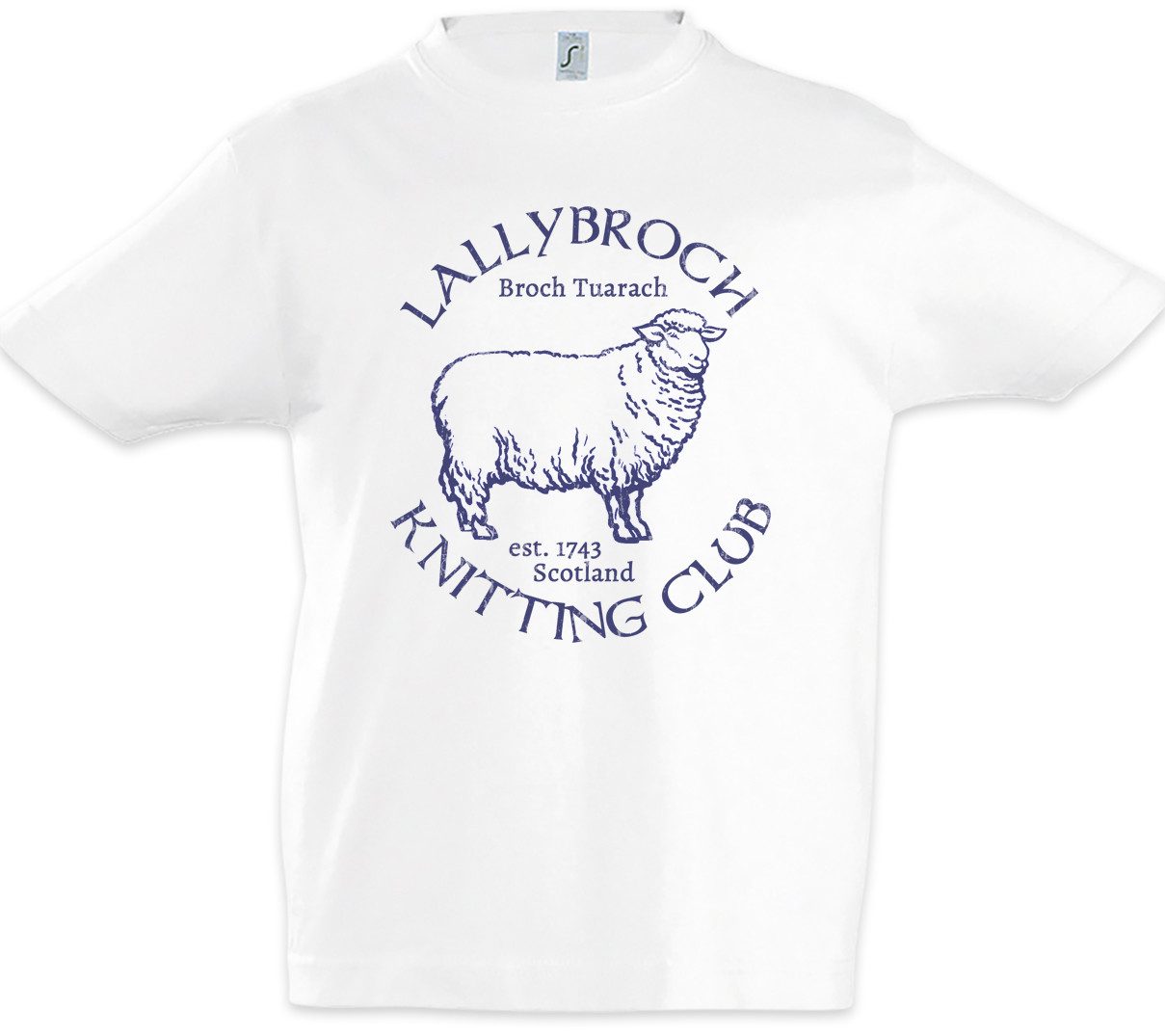 Urban Backwoods Print-Shirt Lallybroch Knitting Club Kinder T-Shirt Battle Bannockburn 1314 (1-tlg) William Wallace Schottland Scotland