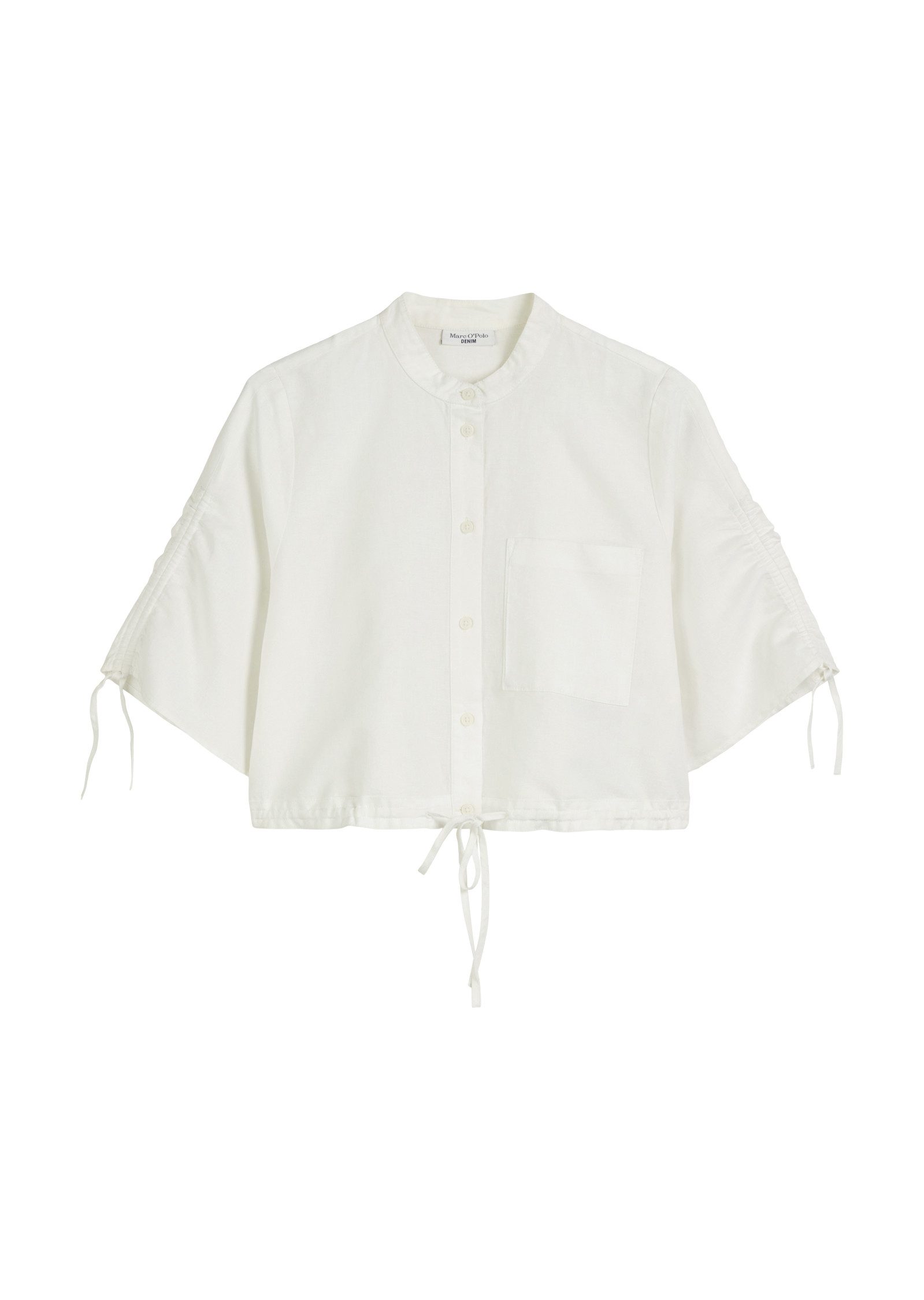 Blusentop Woven Blouses With Gathering