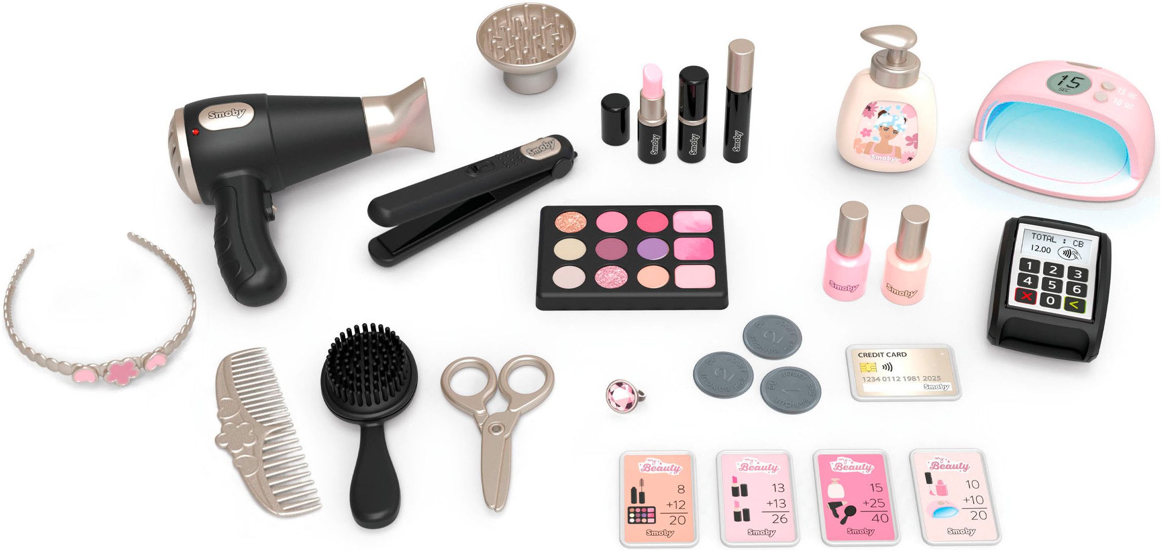 Smoby Schminktisch My Beauty Center Kosmetikstudio, mit Licht- und Soundfunktion