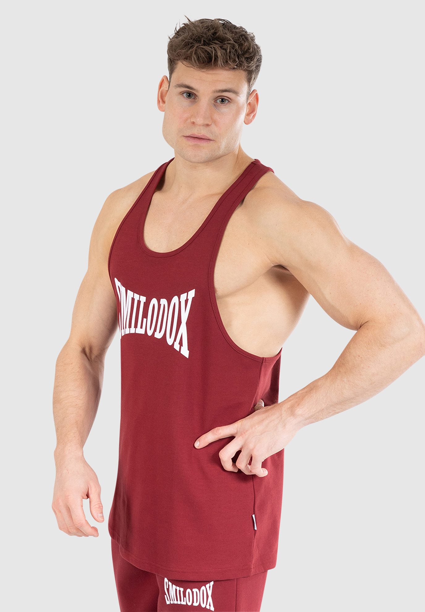 Smilodox Tanktop Classic Pro, Tank Top Stringer, Regular Fit, ärmelloses Workout Shirt Perfekt geeignet für Gym, Fitness & Bodybuilding, Muscle Shirt