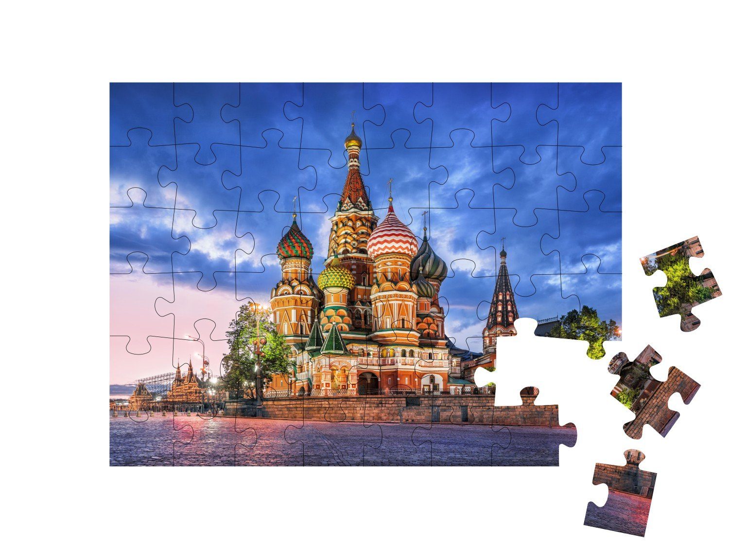 Basilius-Kathedrale, puzzleYOU Platz, 500 Moskau, Roter Puzzle Bestseller 1000 Puzzleteile, 2000 Teile, puzzleYOU-Kollektionen Teile, 48 Teile,