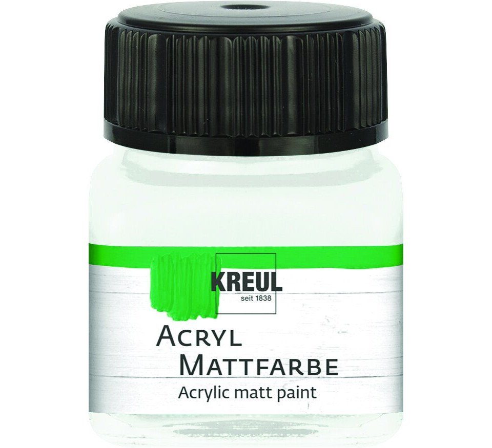 Kreul Künstlerstift Kreul Acryl Mattfarbe pastellweiß 20 ml