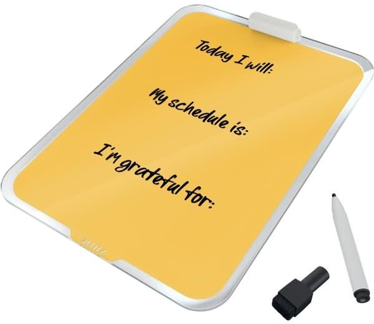 LEITZ Wandtafel Glas Desktop-Notizboard Cosy A4 Sicherheitsglas magnetisch aufstellbar