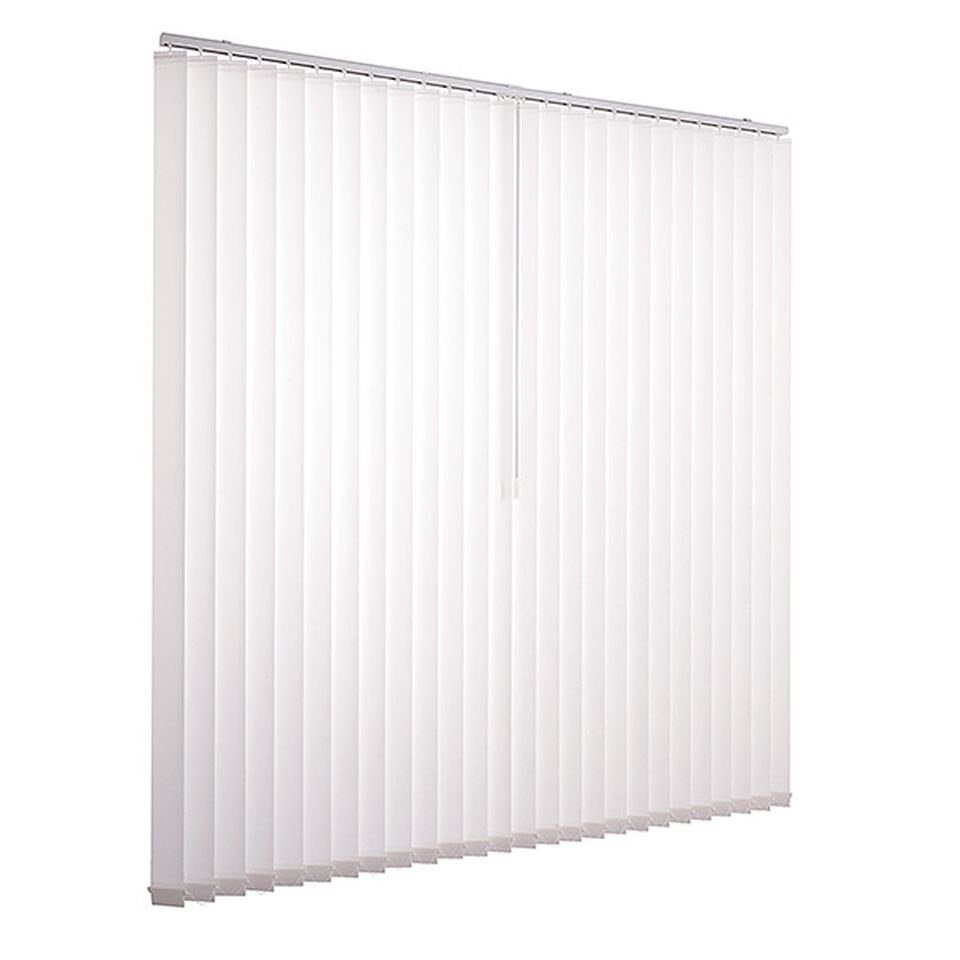 89mm ventanara weiß verdunkelnd Lamellenvorhang Lamellenvorhang Komplettset Vertikaljalousie,