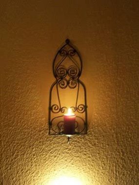 Marrakesch Orient & Mediterran Interior Kerzenhalter Marokkanischer Kerzenständer Babfes, orientalischer Kerzenständer, Handarbeit