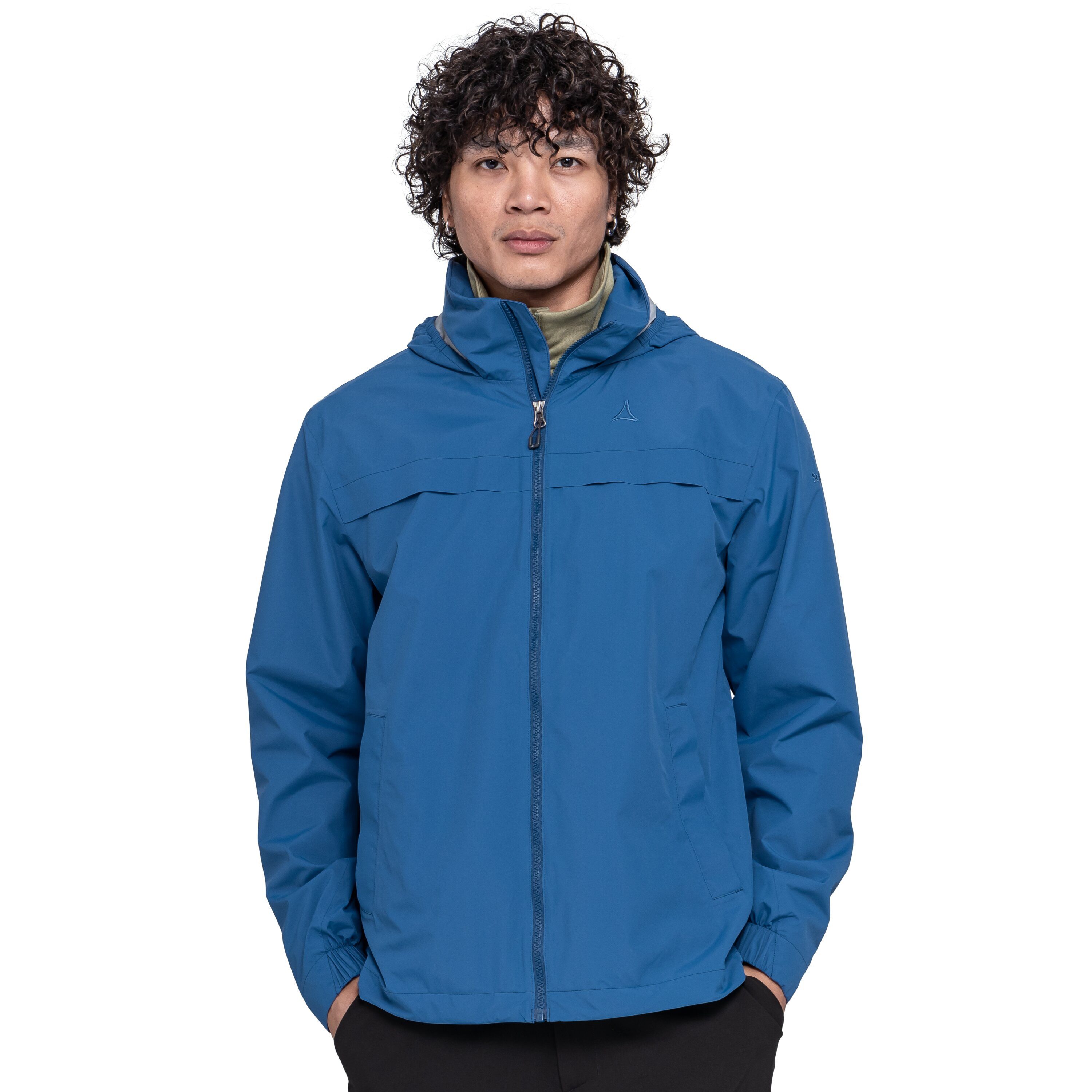Schöffel Regenjacke Jacket Style Bohorok MNS für Trekking und Wandern, wasserdicht mit 10.000 mm Wassersäule