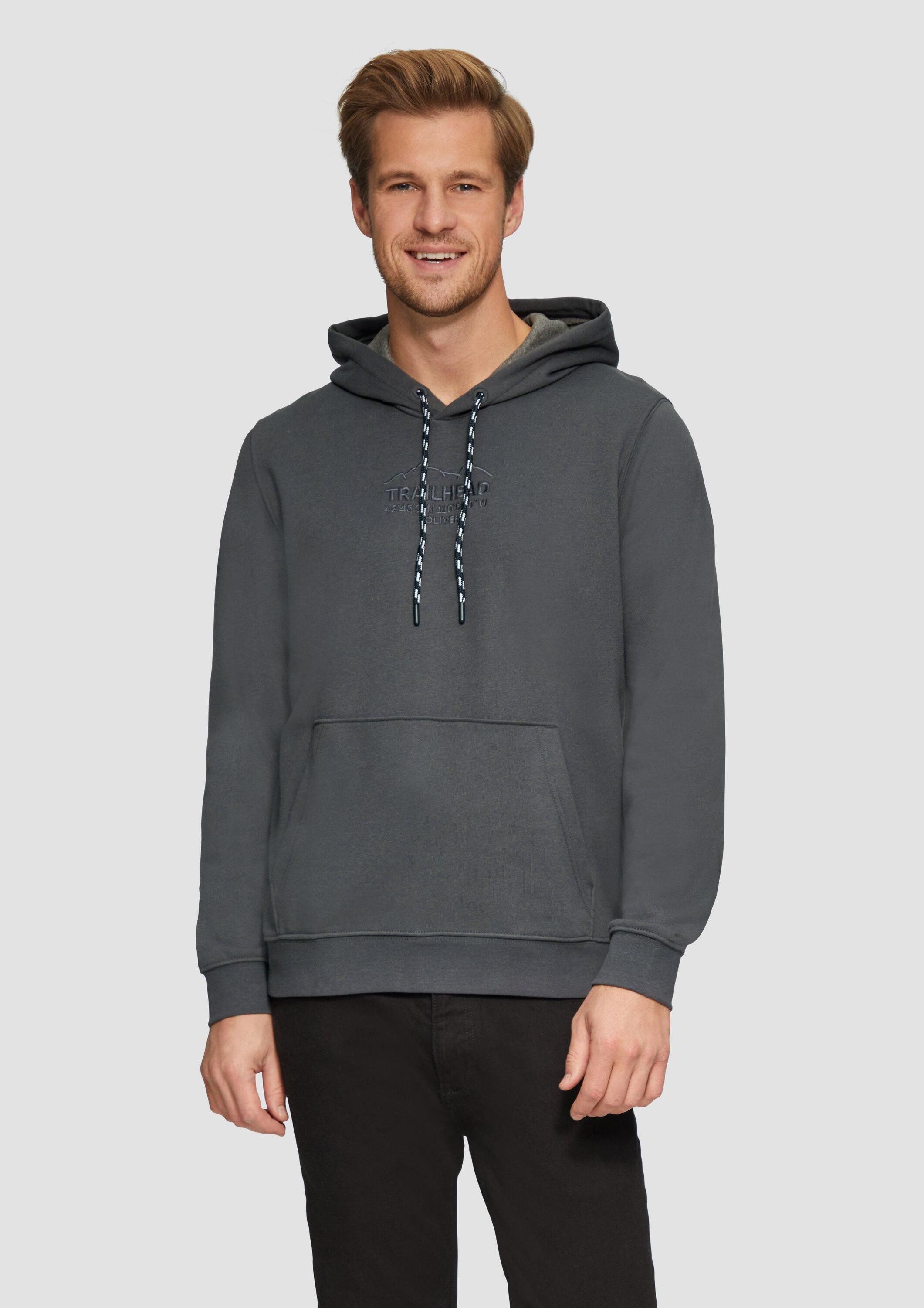 s.Oliver Sweatshirt Sweatshirt Hoodie mit Kängurutasche günstig online kaufen