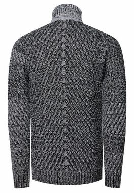 Rusty Neal Strickpullover im angesagten Kontrast-Design