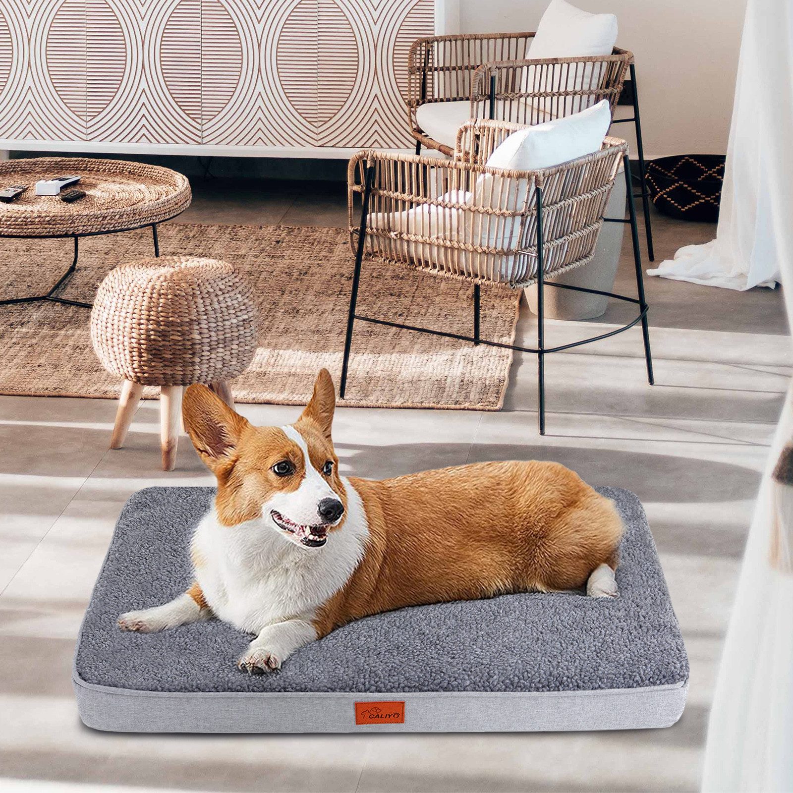 CALIYO Tierbett Orthopädisches Hundebett Grosse Hunde günstig online kaufen