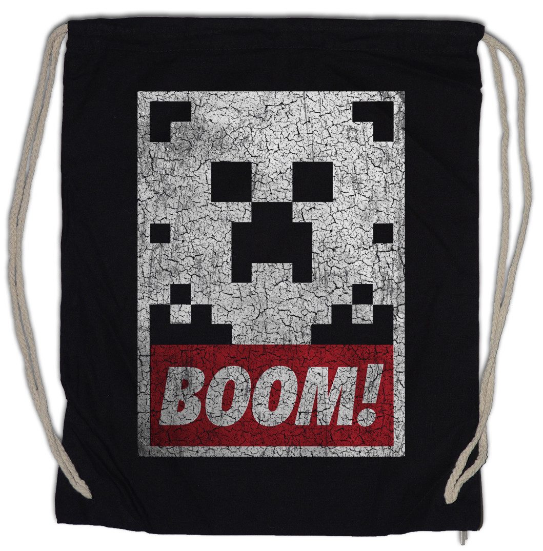 Turnbeutel Boom! Turnbeutel Gamer Games Schlange Geek Nerd Retro Game Video Game