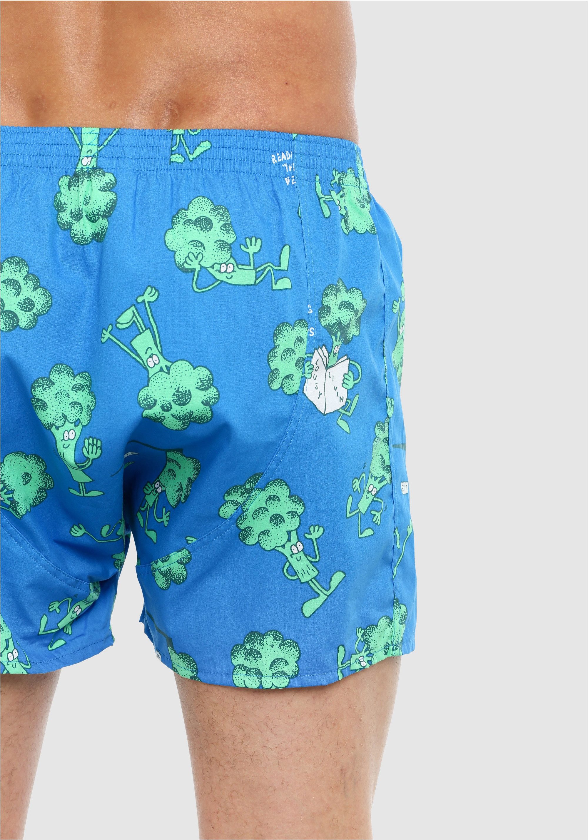 Lousy Livin Boxershorts 2 Pack Avocado & Broccoli (2-St) Locker geschnitten