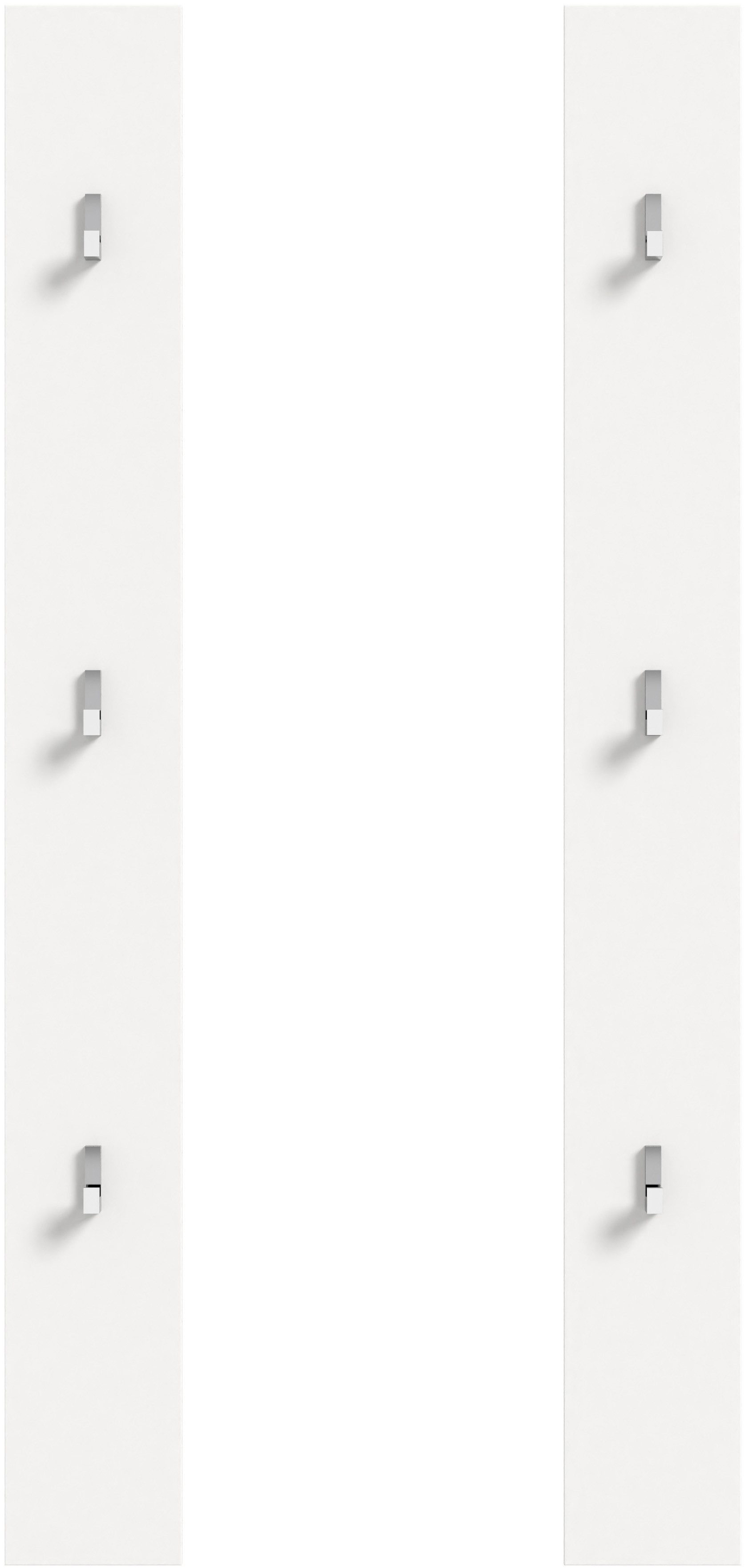 INOSIGN Garderobenpaneel Trondheim Paneel 2er Set, Höhe 115 cm, 6 Haken,Gar günstig online kaufen